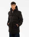 Newcastle United Men's Black Longline Puffer Jacket