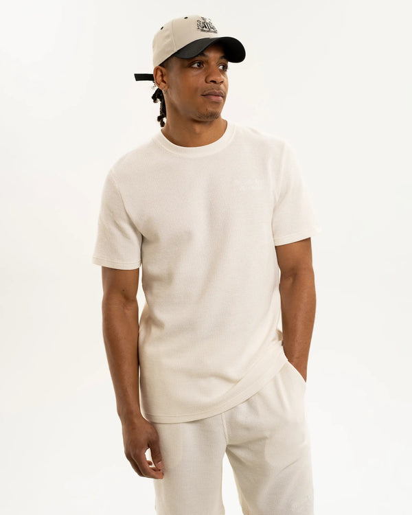 Newcastle United Men's Ecru Waffle T-Shirt