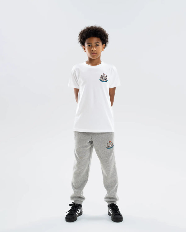 Newcastle United Kids' Essentials Range White T-Shirt