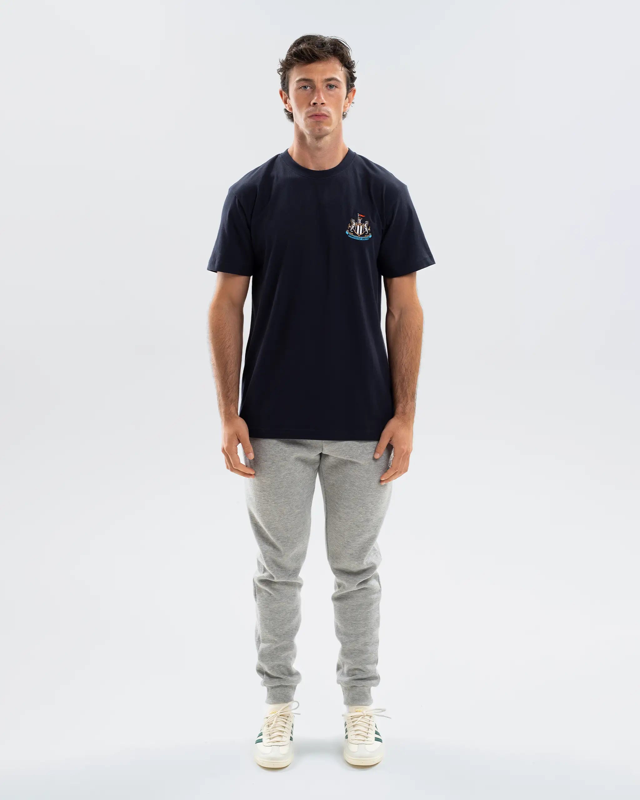Newcastle United Men's Essentials Range Navy T-Shirt