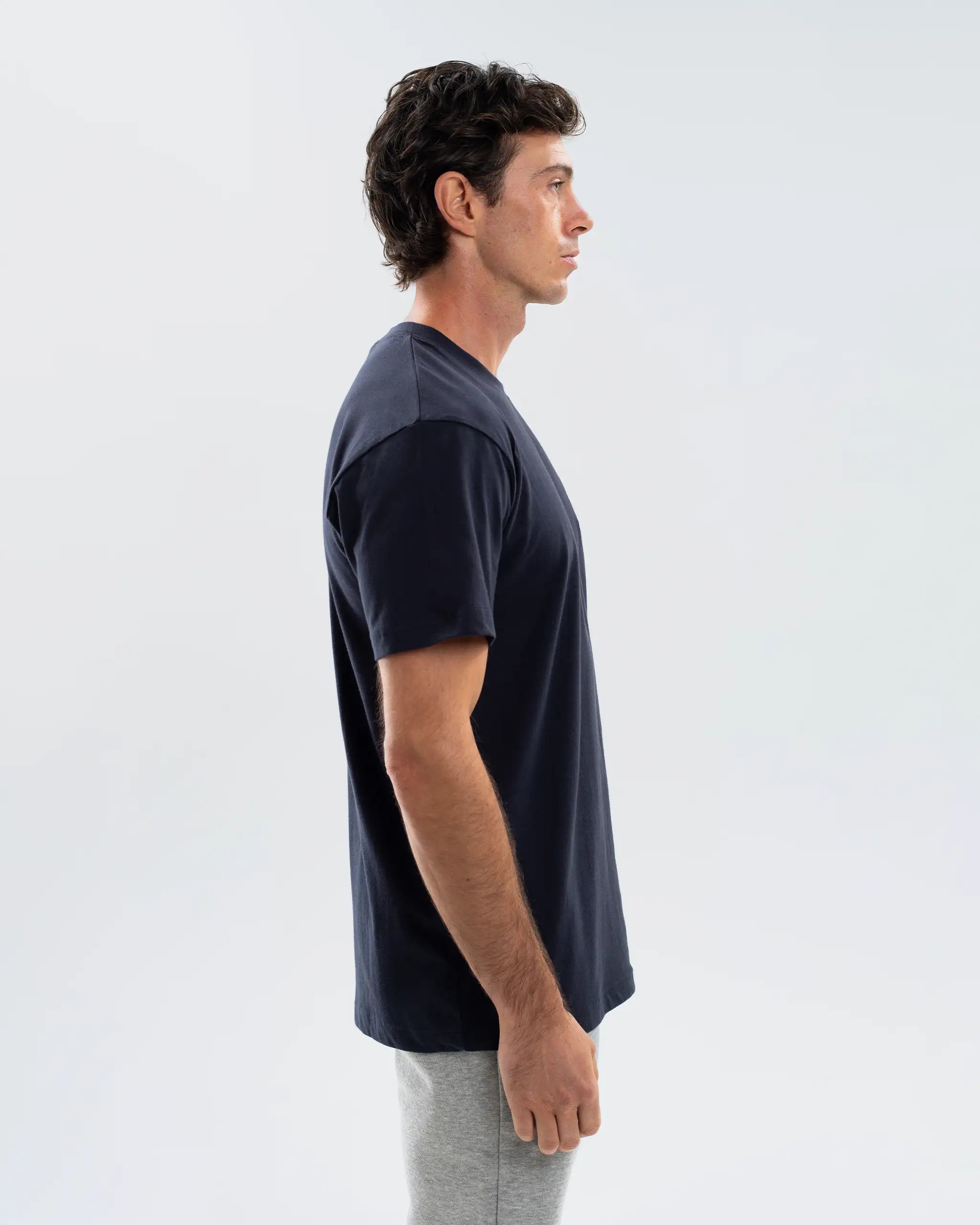 Newcastle United Men's Essentials Range Navy T-Shirt