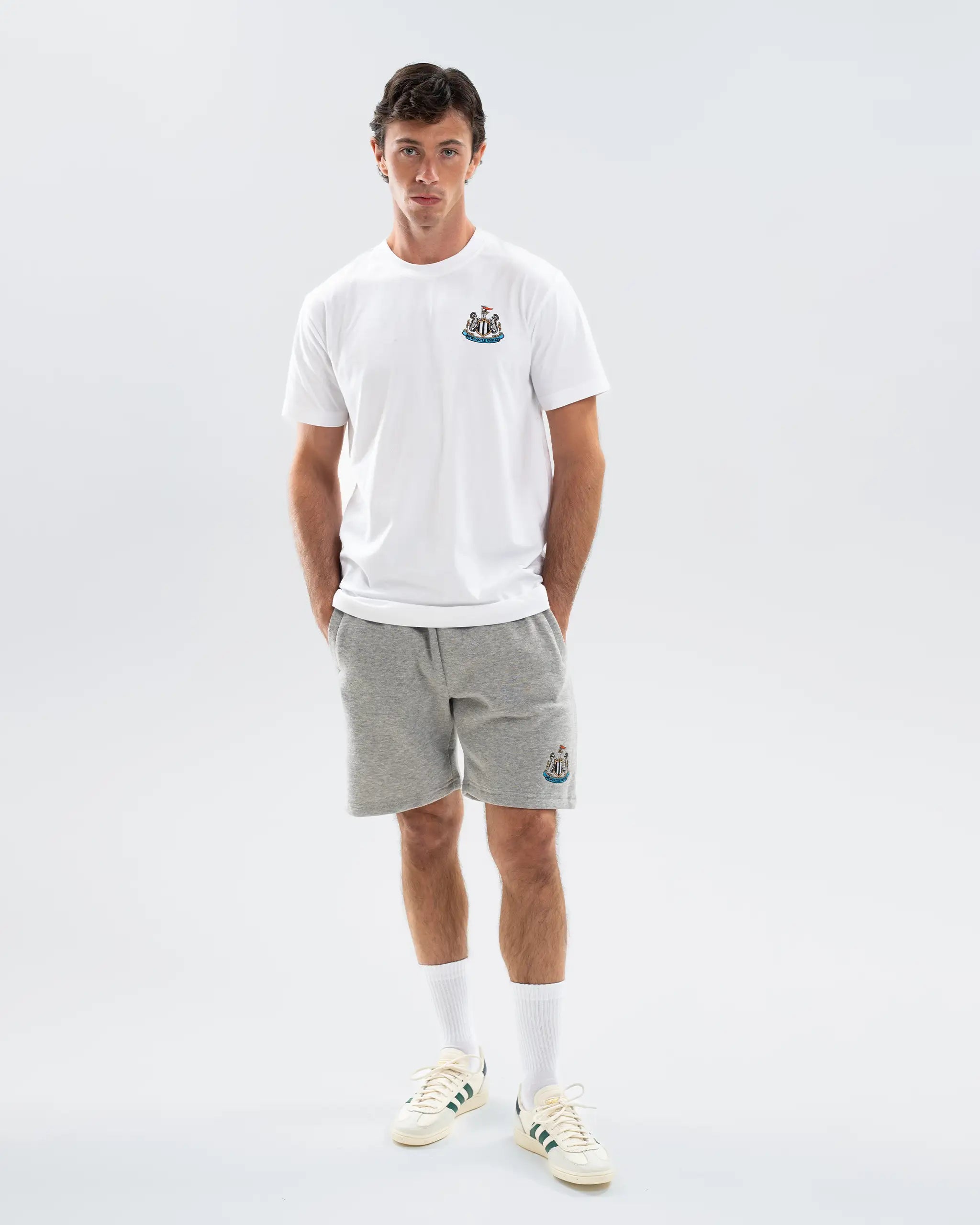 Newcastle United Men's Essentials Range White T-Shirt