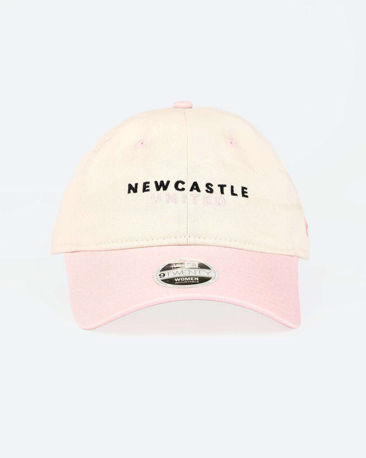 Newcastle United New Era Women's Light Beige & Pink 9TWENTY Adjustable Cap