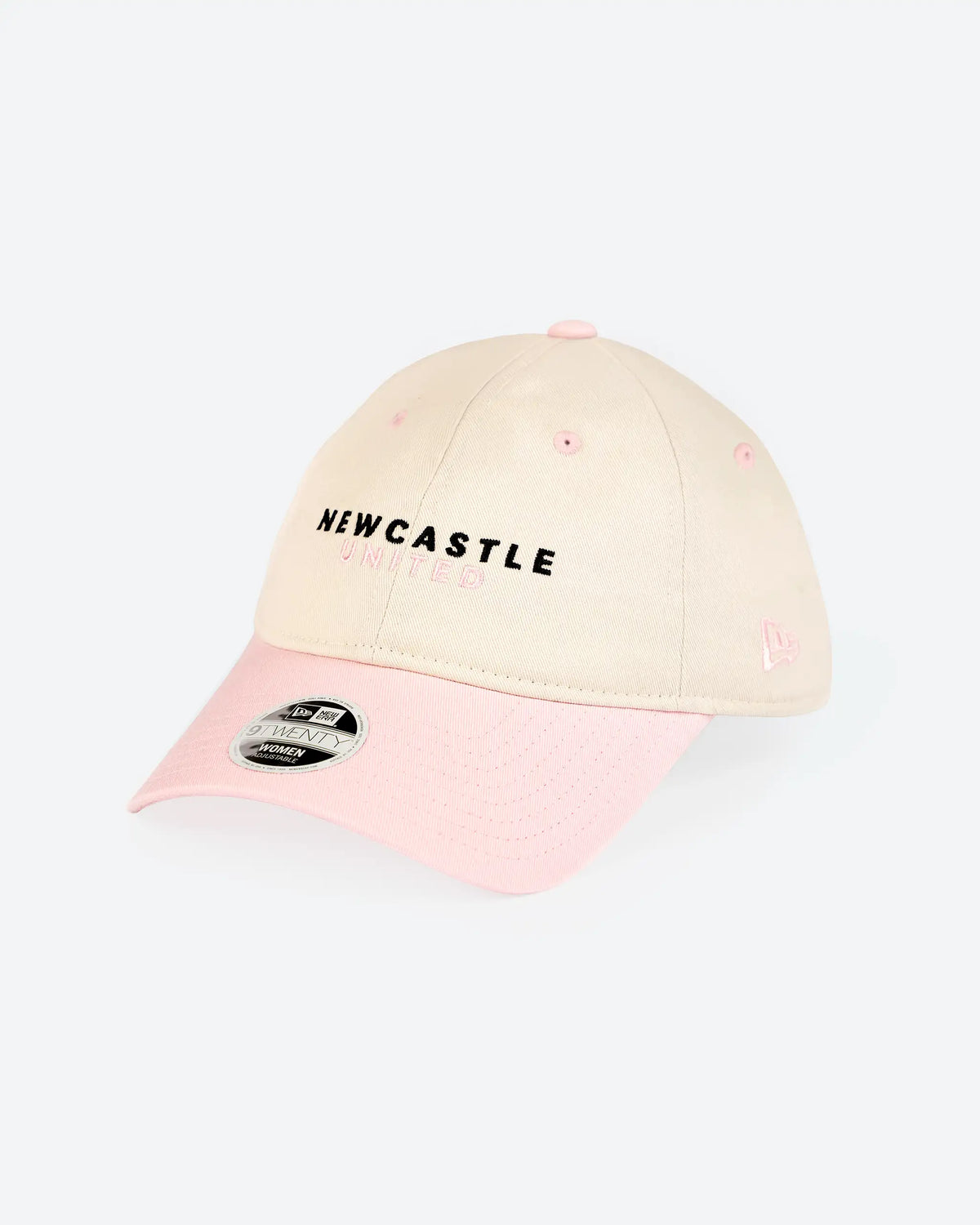 Newcastle United New Era Women's Light Beige & Pink 9TWENTY Adjustable Cap