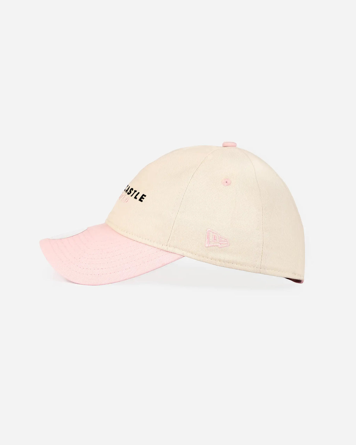 Newcastle United New Era Women's Light Beige & Pink 9TWENTY Adjustable Cap