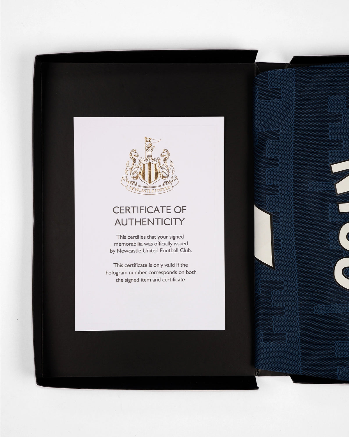 Newcastle United NICO G 26/27 Boxed Signed Authentic Away Shirt