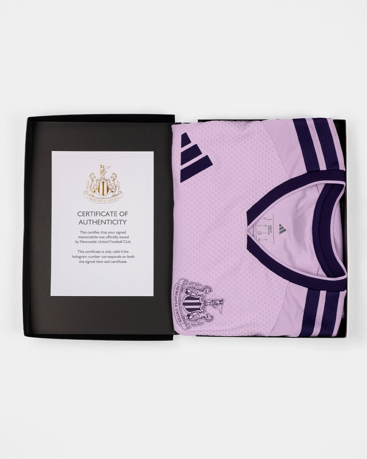 Newcastle United NICO G 26/27 Boxed Signed Authentic Third Shirt