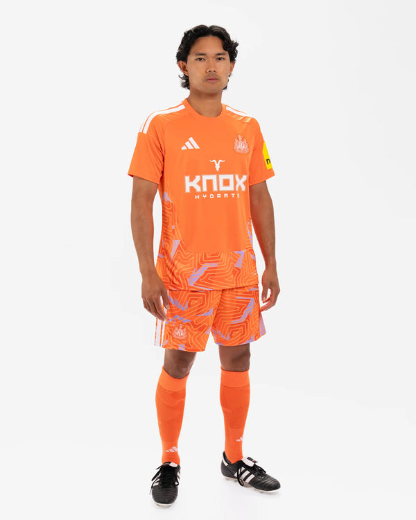 Newcastle United adidas 26/27 Orange Goalkeeper Shorts