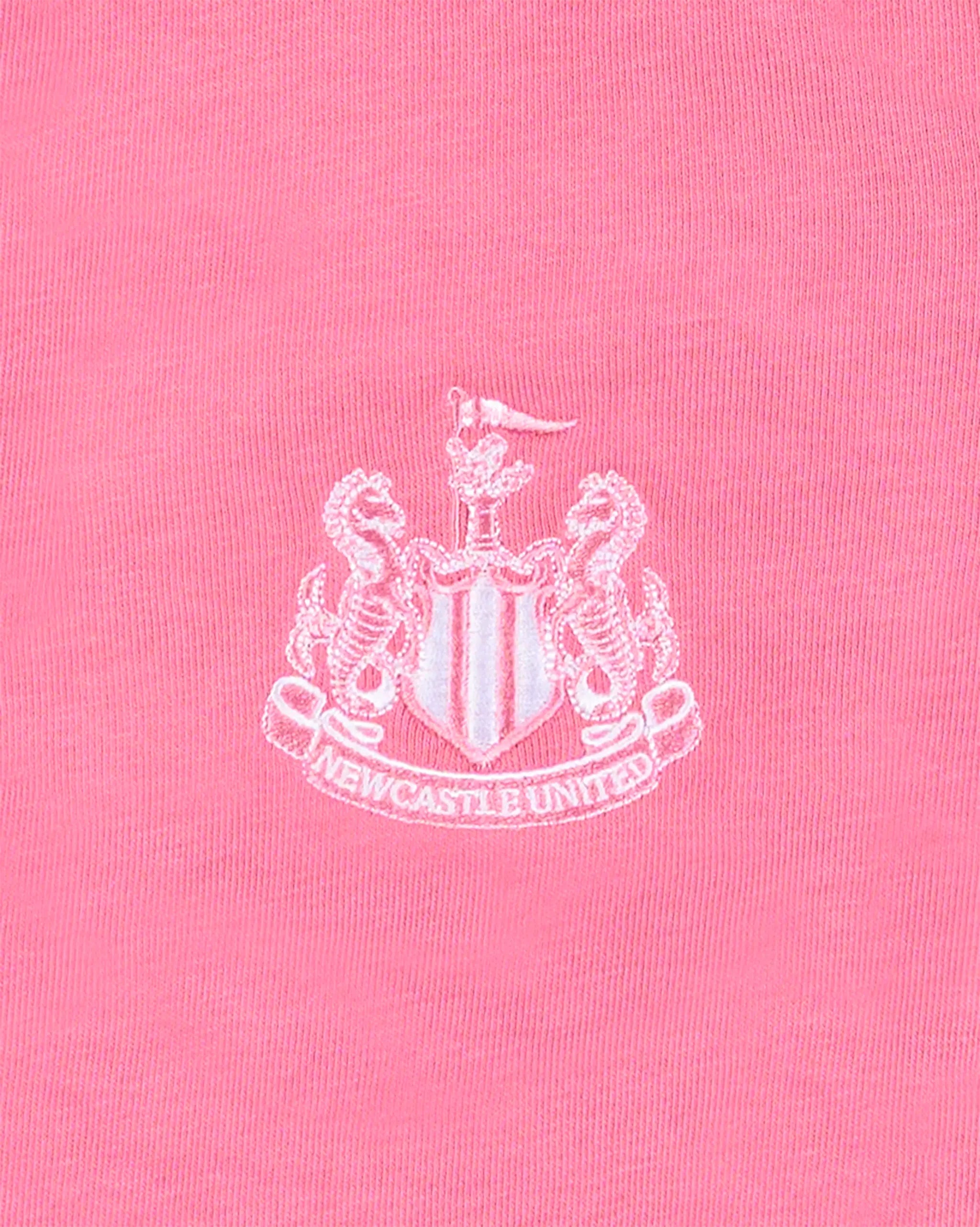 Newcastle United adidas Kid's Pink 3-Stripe Hoodie