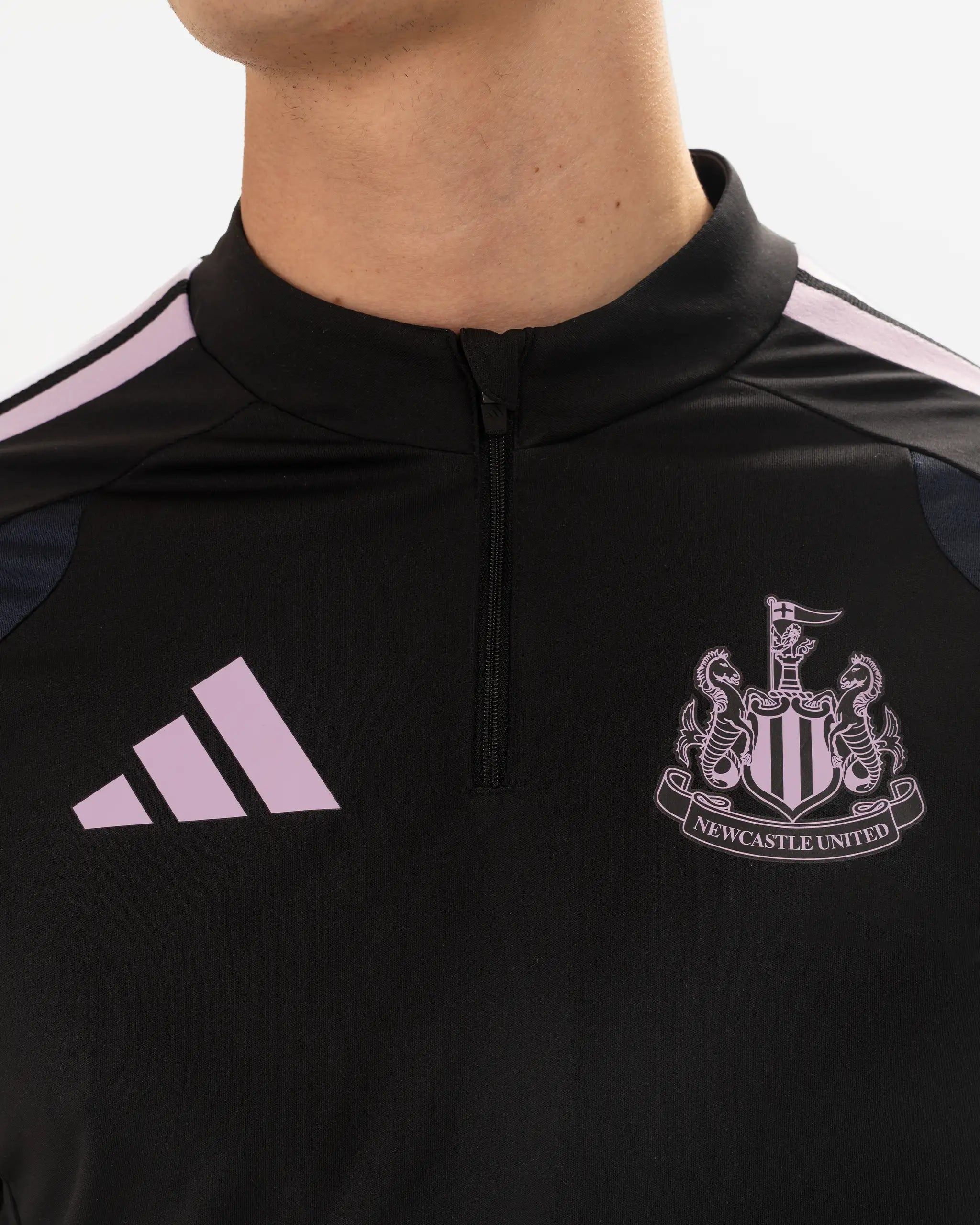 Newcastle United adidas 26/27 Players Range Black 1/4 Zip Top