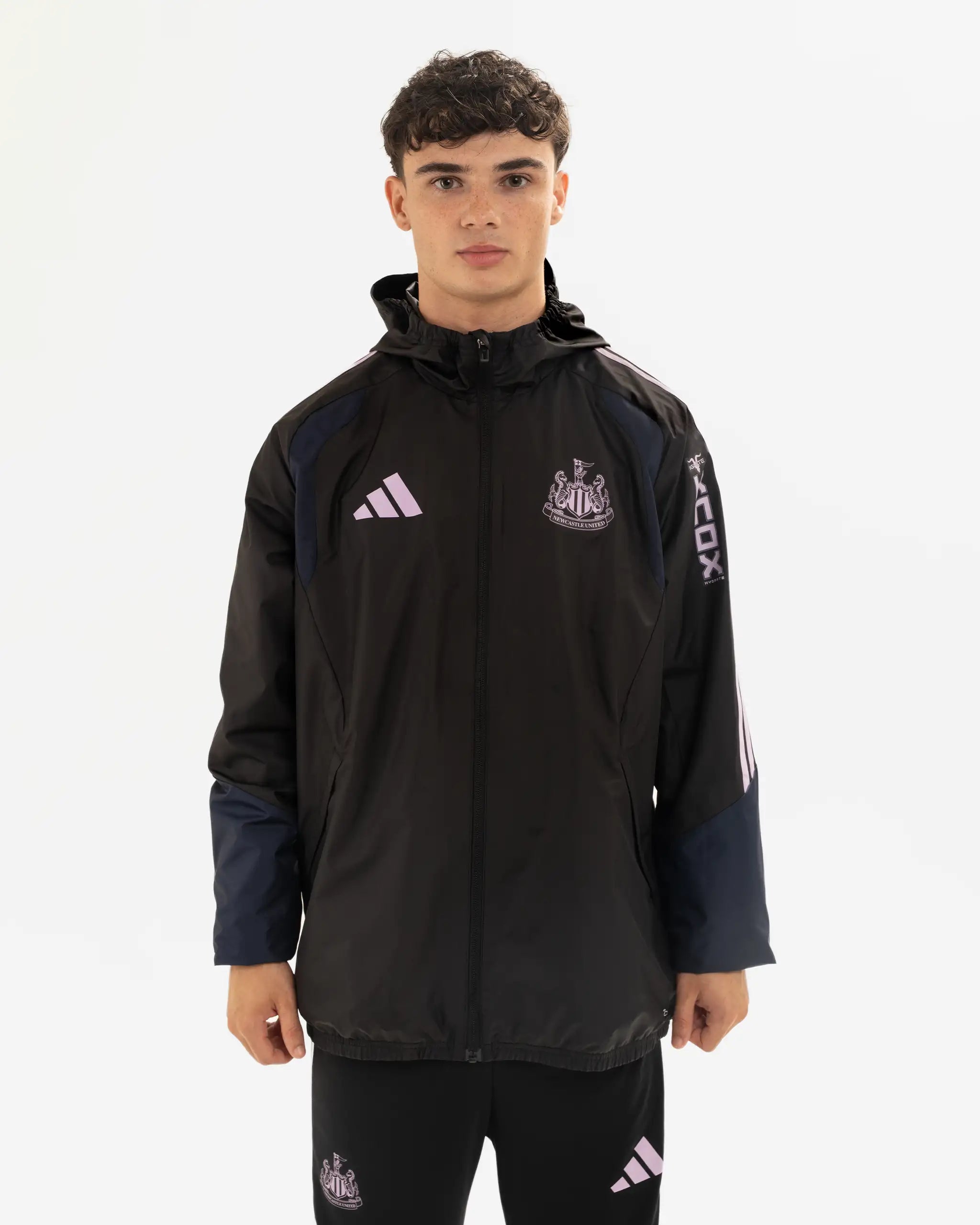 Newcastle United adidas 26/27 Players Range Black All Weather Jacket