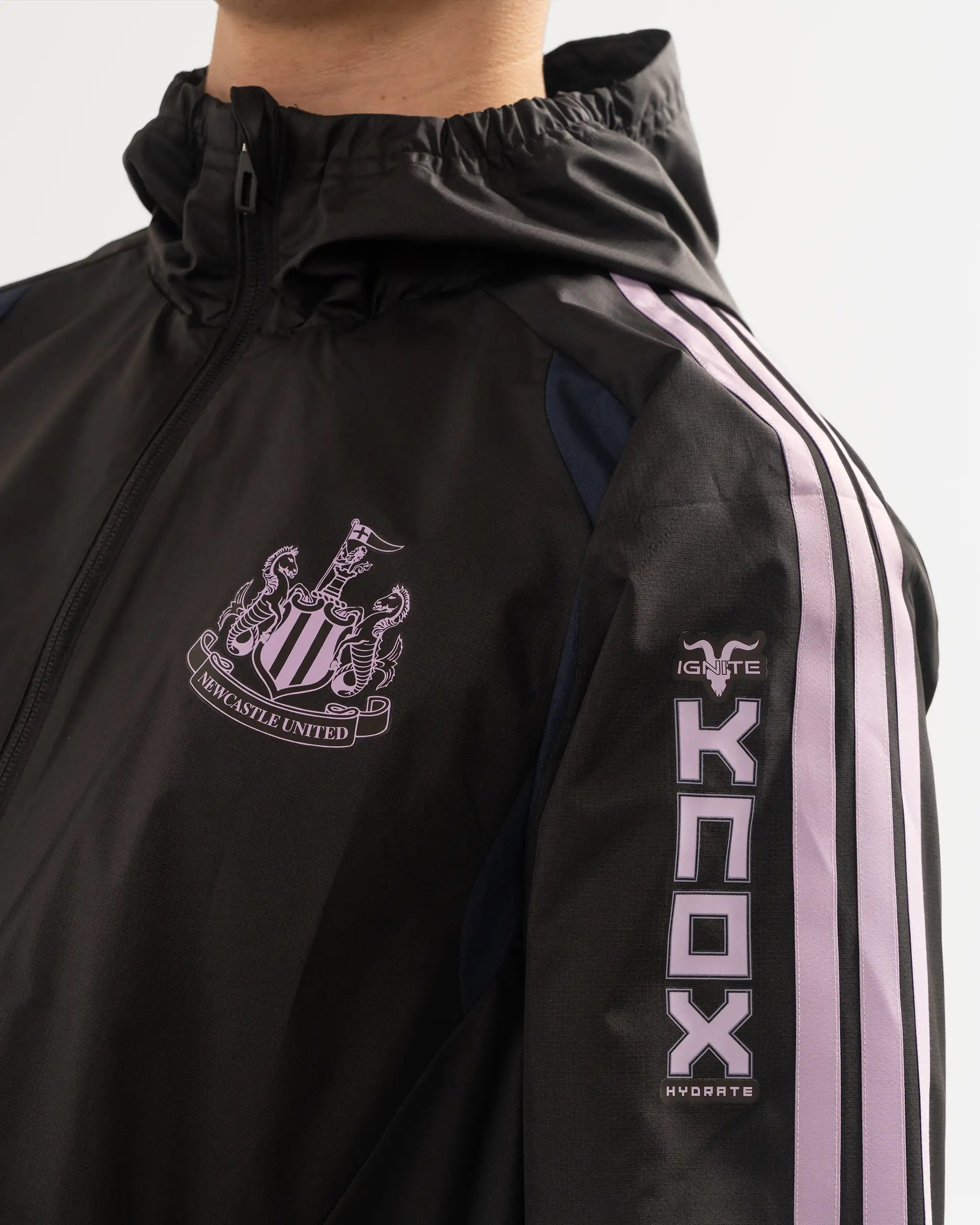 Newcastle United adidas 26/27 Players Range Black All Weather Jacket