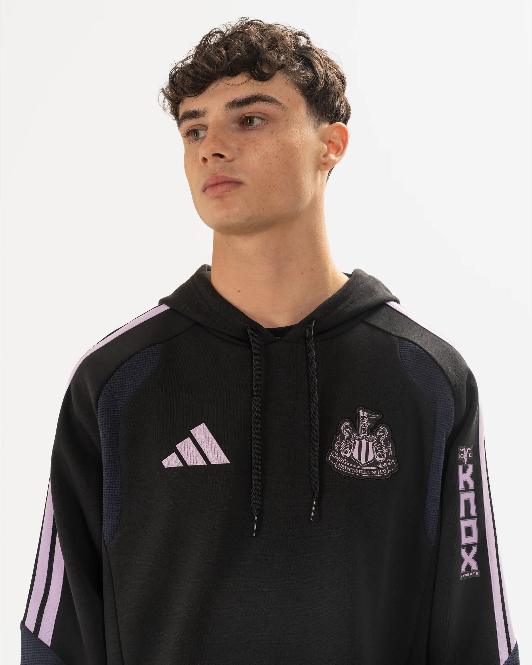 Newcastle United adidas 26/27 Players Range Black Hoodie