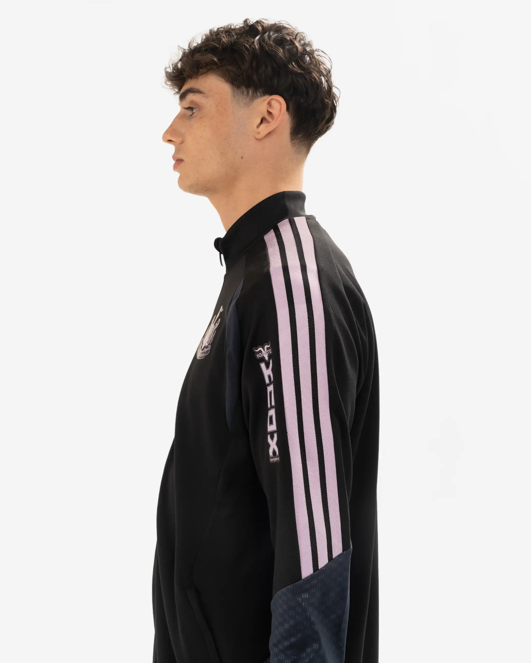 Newcastle United adidas 26/27 Players Range Black Zip Up Jacket