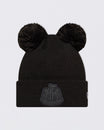 Newcastle United New Era Kids' Black Pom Pom Beanie