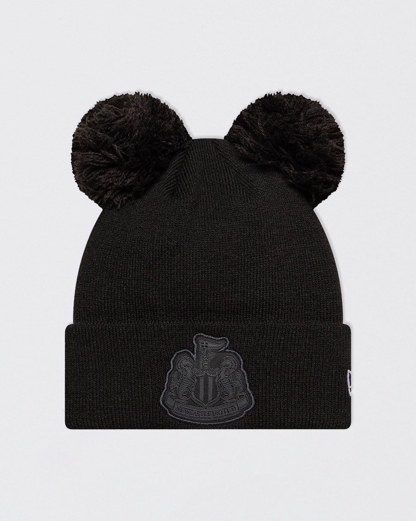 Newcastle United New Era Kids' Black Pom Pom Beanie
