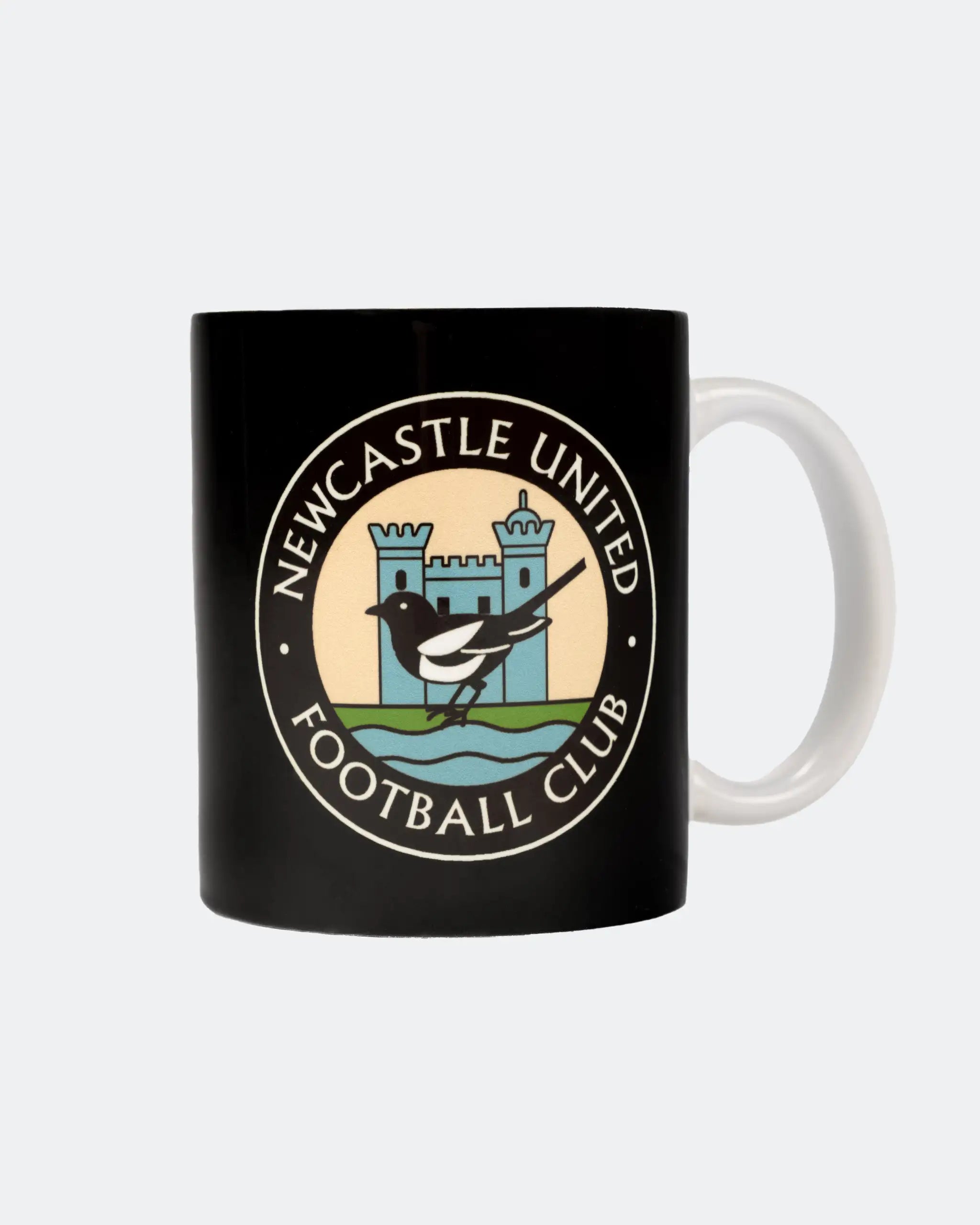 Newcastle United Black Retro Crest Mug