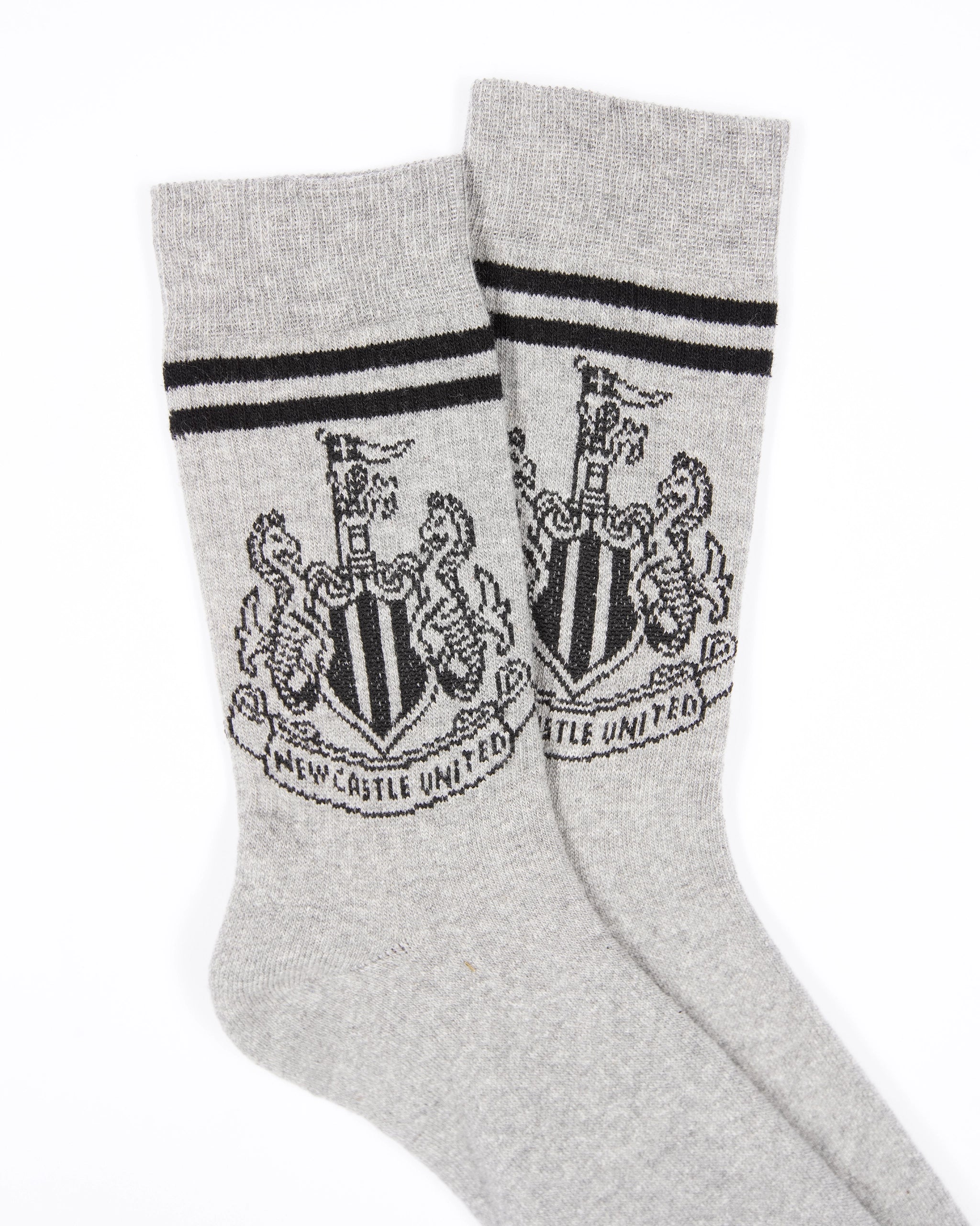 Newcastle United Black Crest Socks