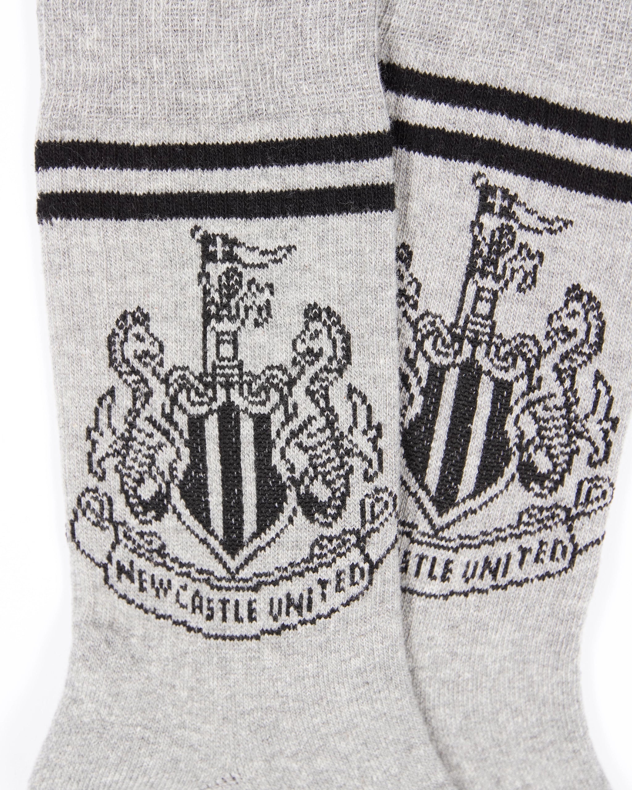 Newcastle United Black Crest Socks