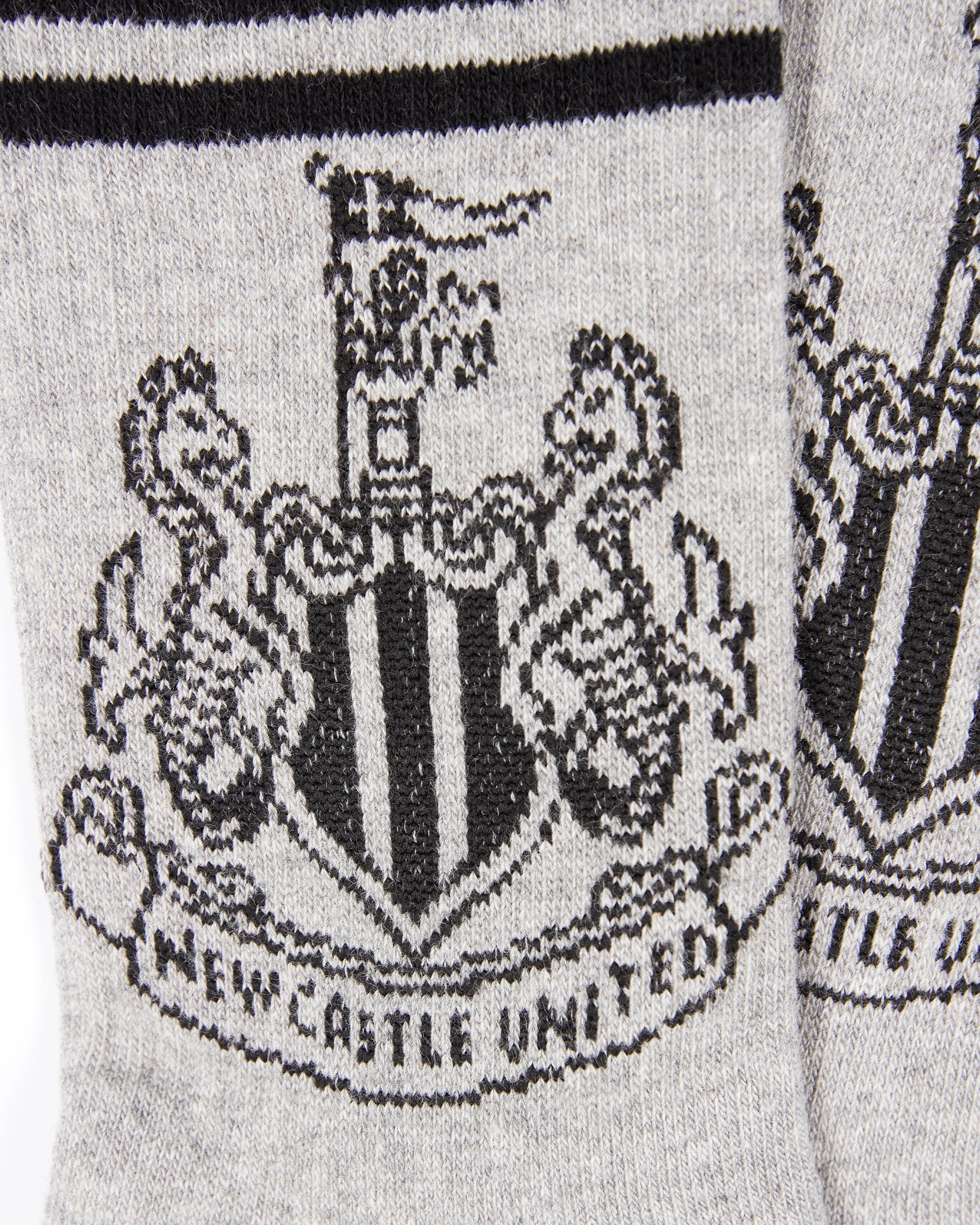 Newcastle United Black Crest Socks