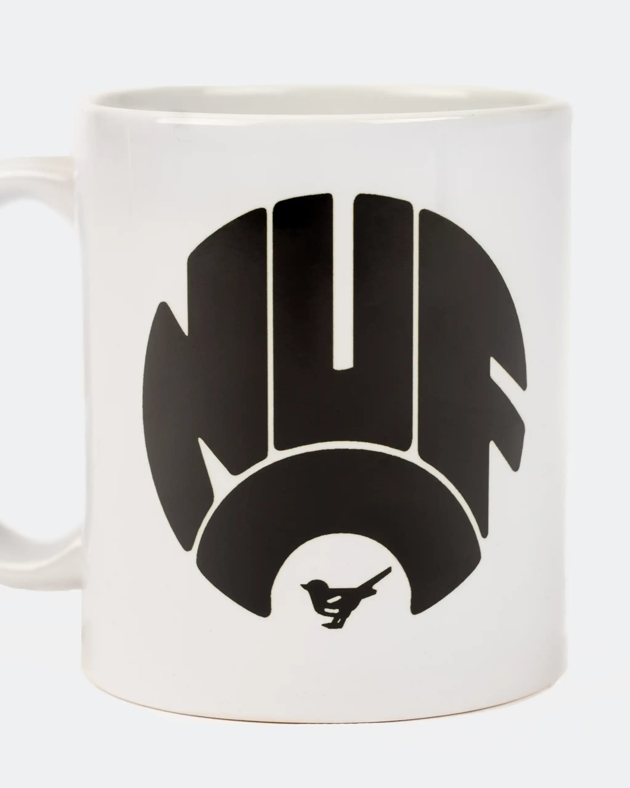 Newcastle United White NUFC Retro Crest Mug