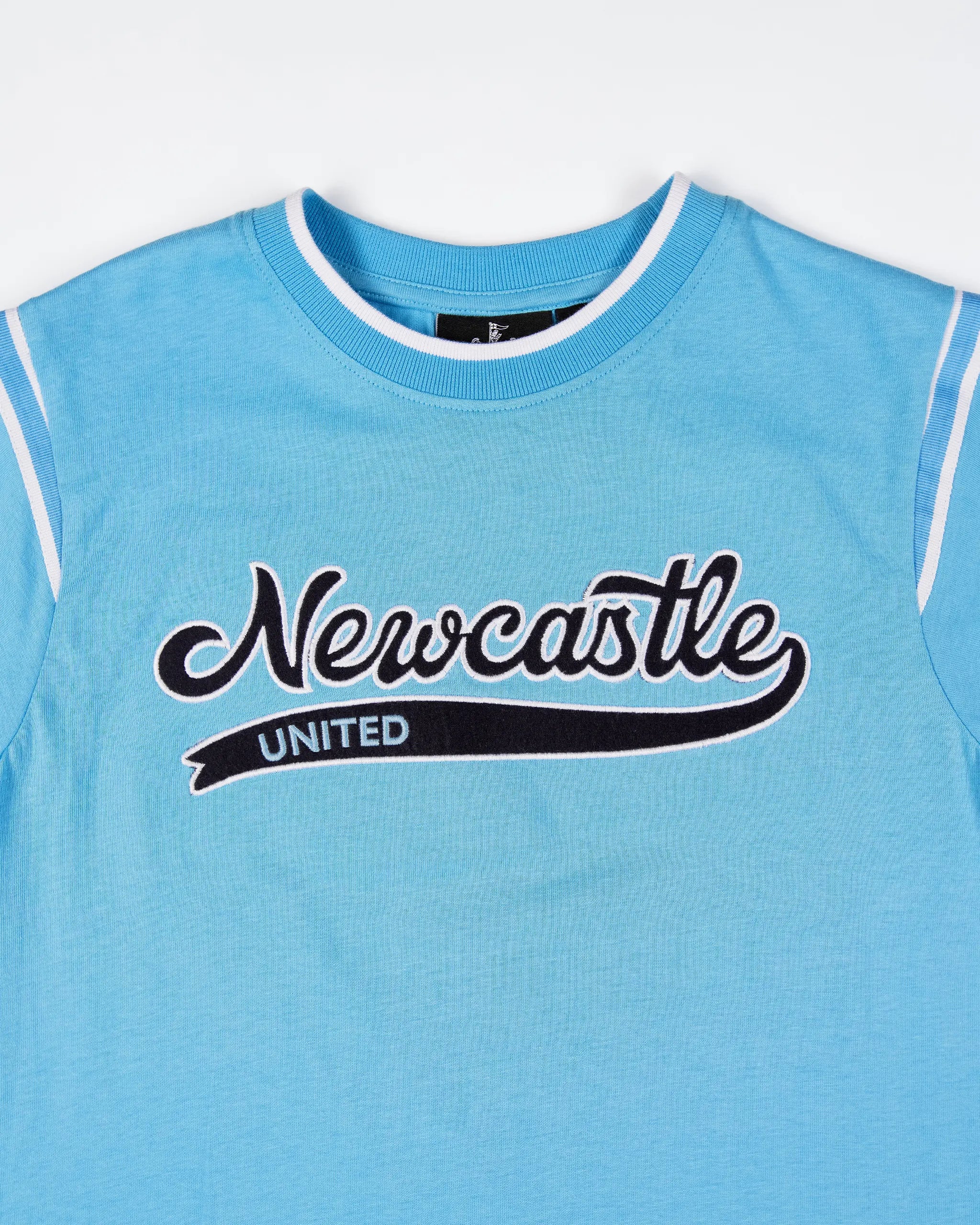 Newcastle United Kids' Blue Collegiate Tee