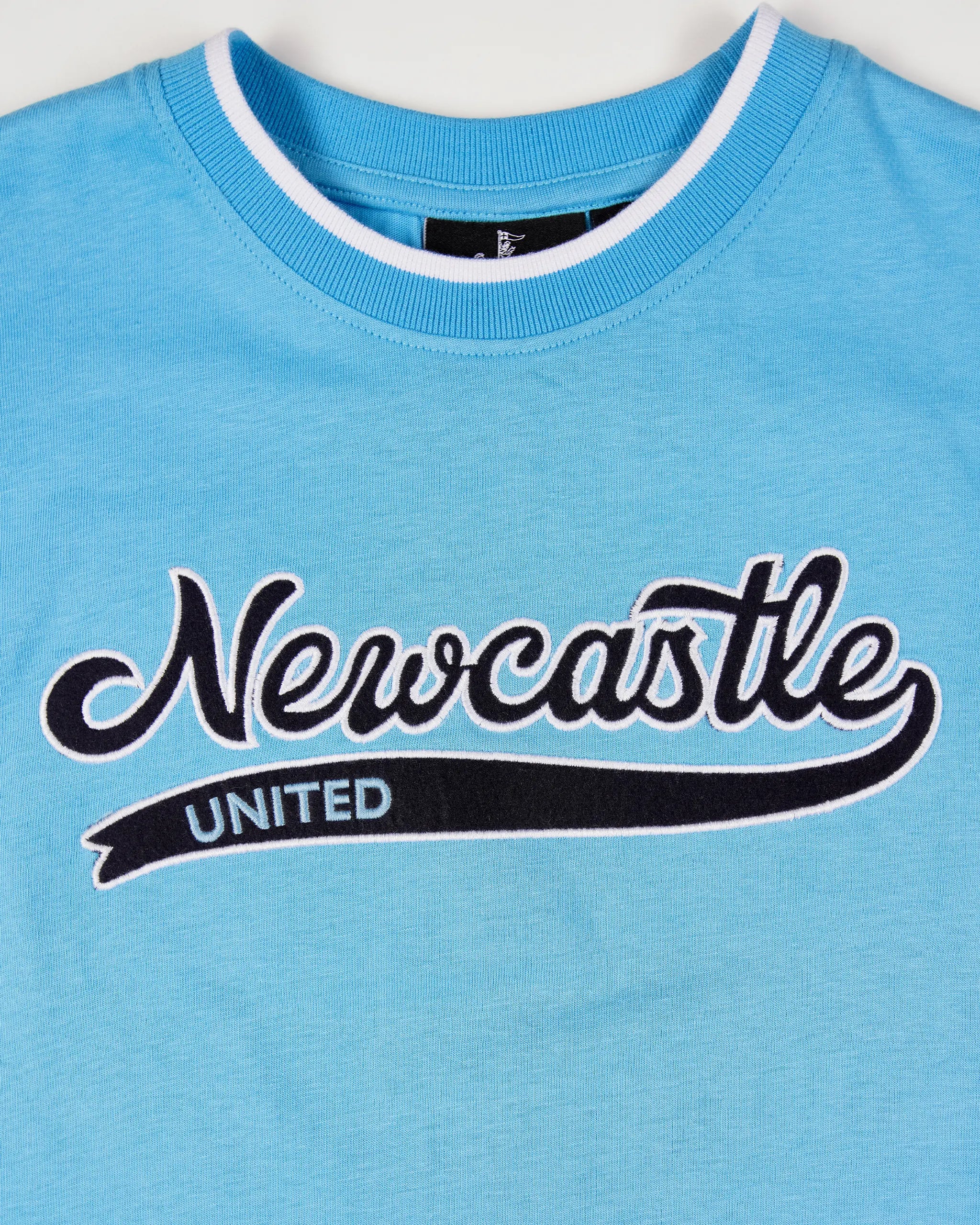 Newcastle United Kids' Blue Collegiate Tee