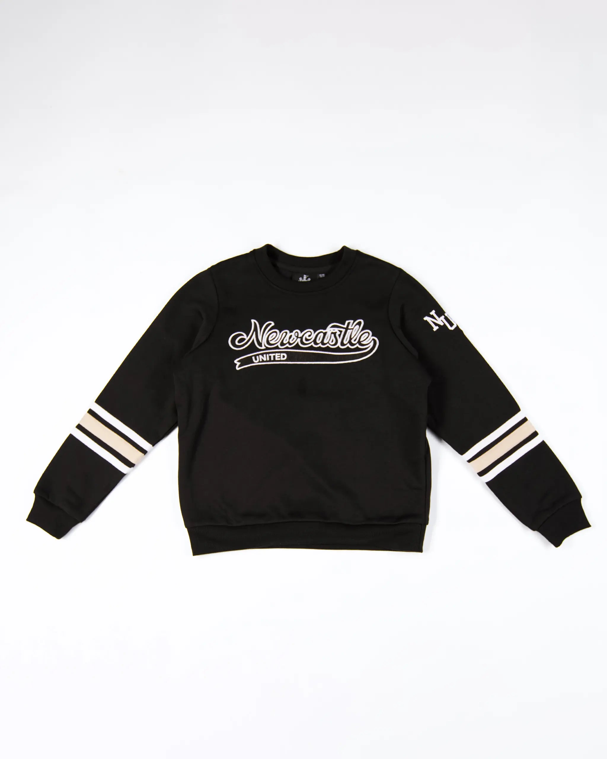 Newcastle United Kids' Black Collegiate Sweater