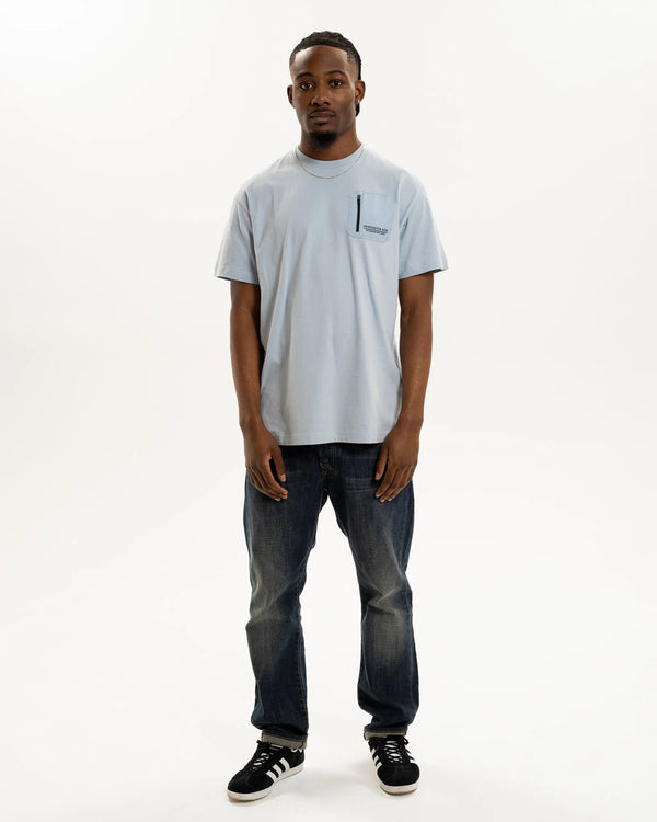 Newcastle United Men's Light Blue Pocket Detailed T-Shirt