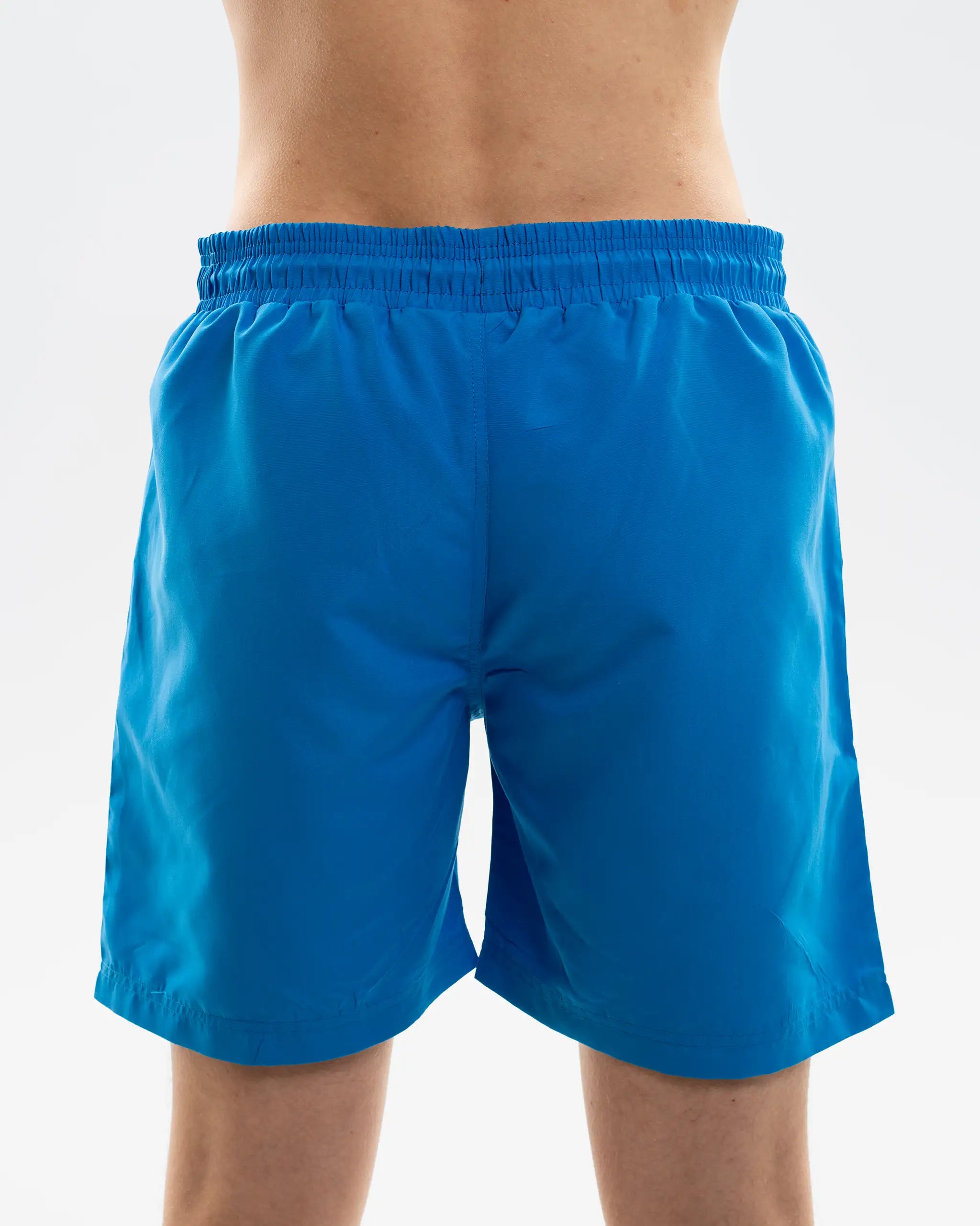 Newcastle United Men's Bright Blue Retro Crest Swim Shorts