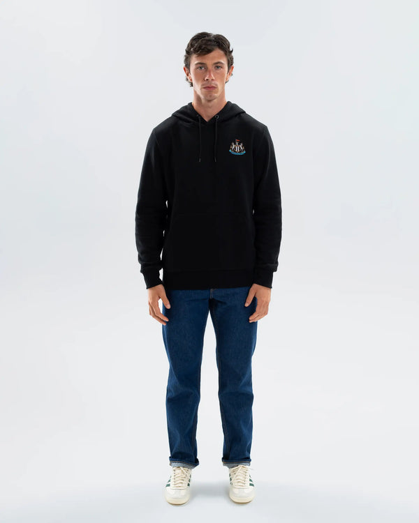 Newcastle United Men's Essentials Range Black Hoodie