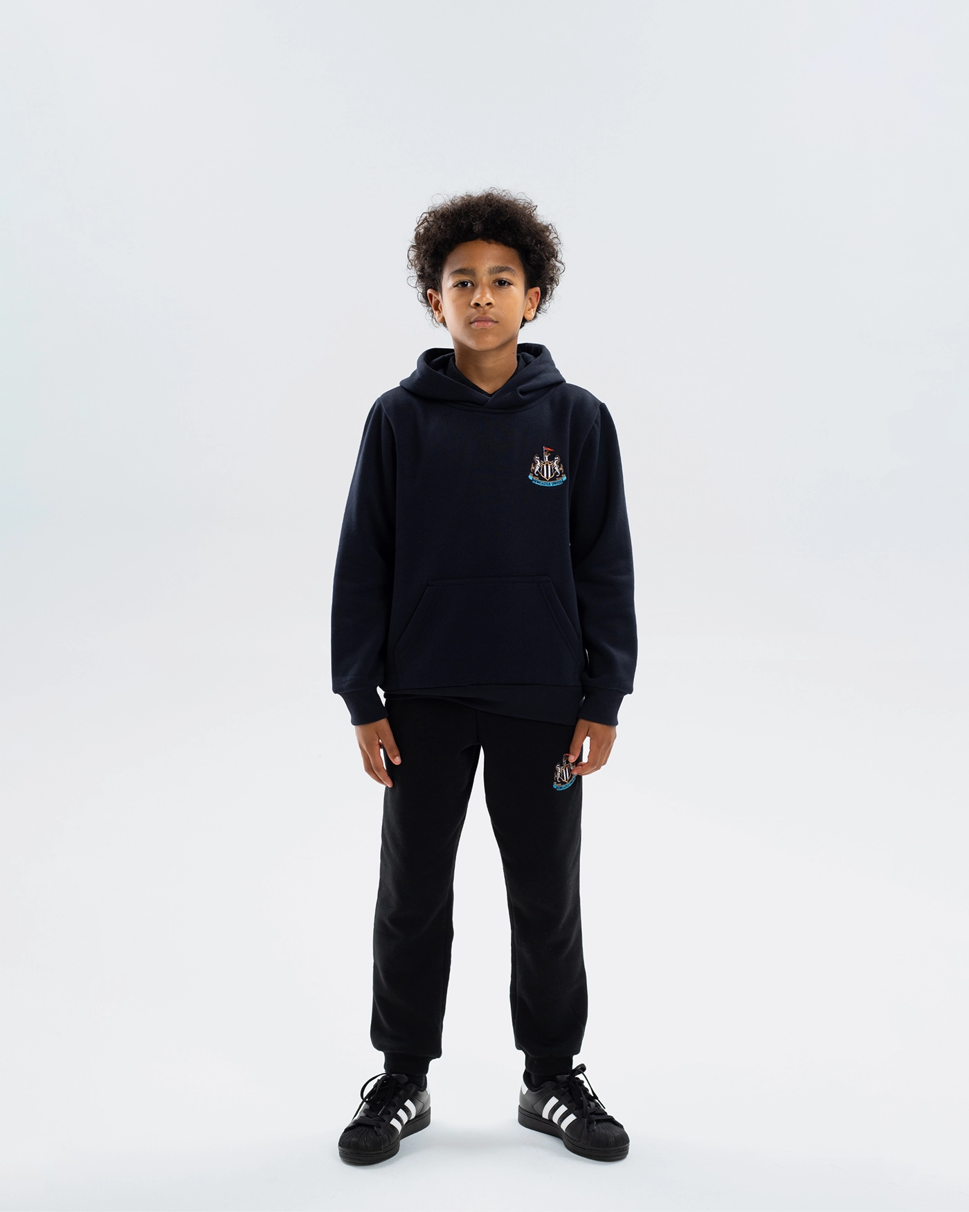 Newcastle United Kids' Essentials Range Navy Hoodie