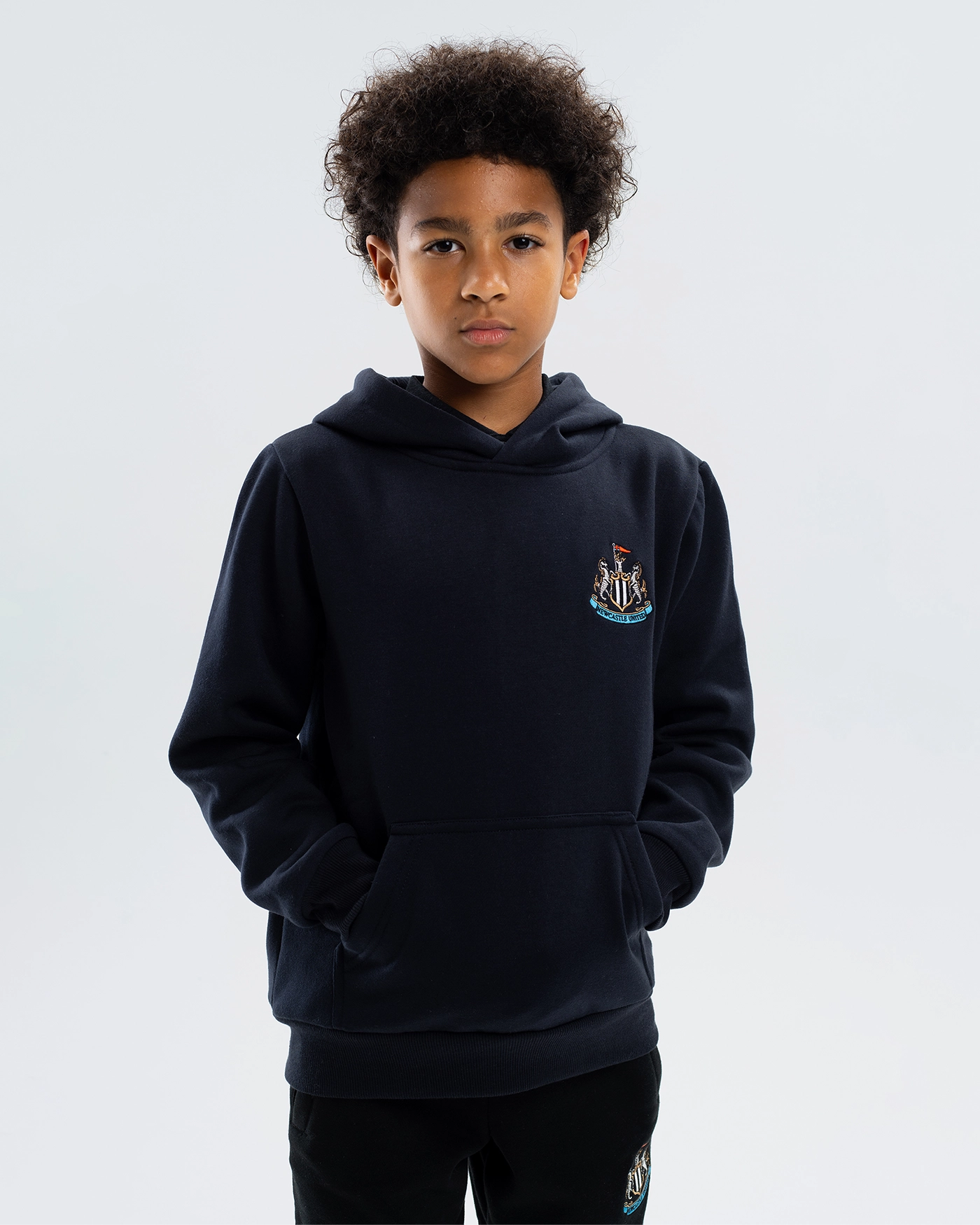 Newcastle United Kids' Essentials Range Navy Hoodie