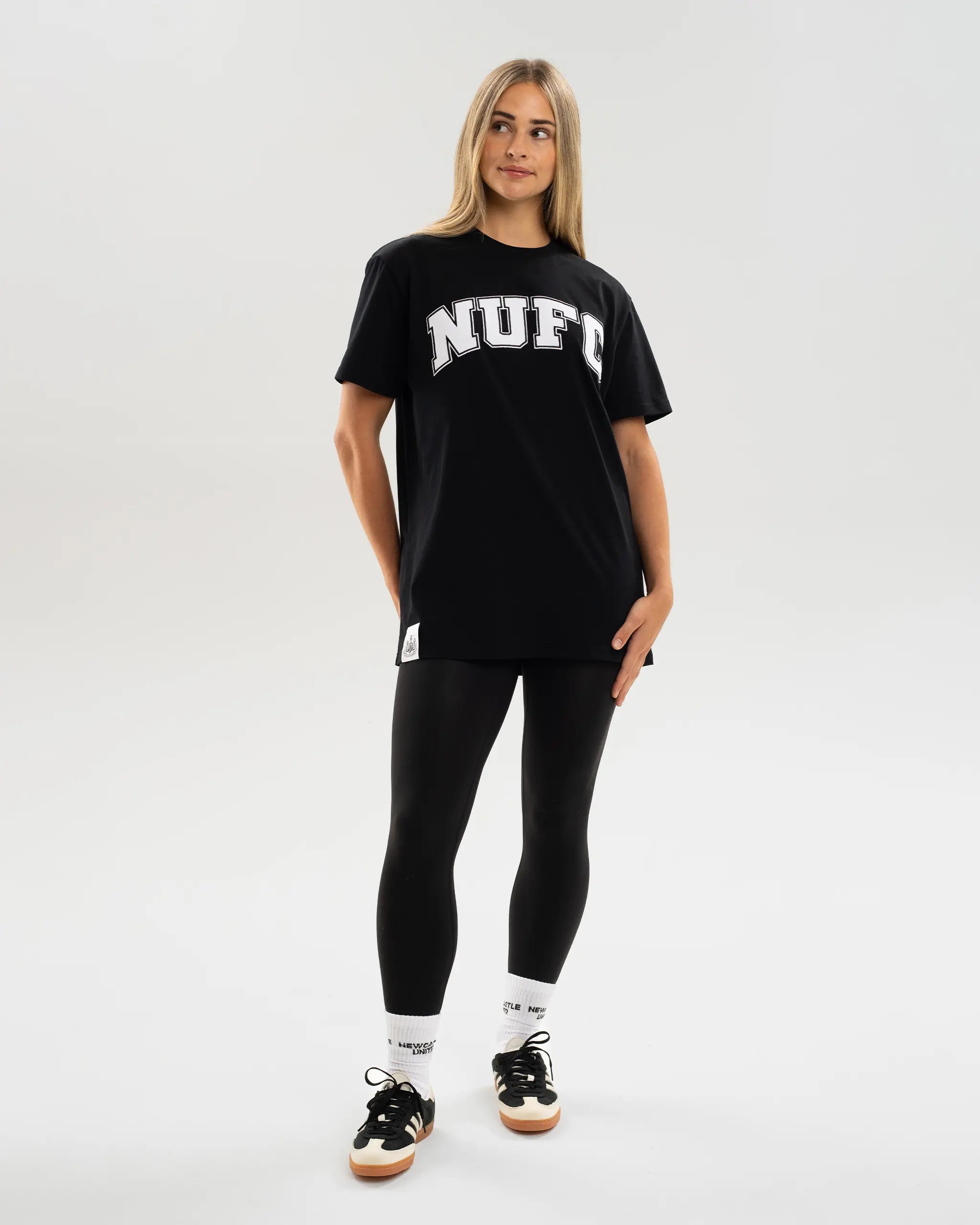 Newcastle United Adults NUFC Black T-Shirt