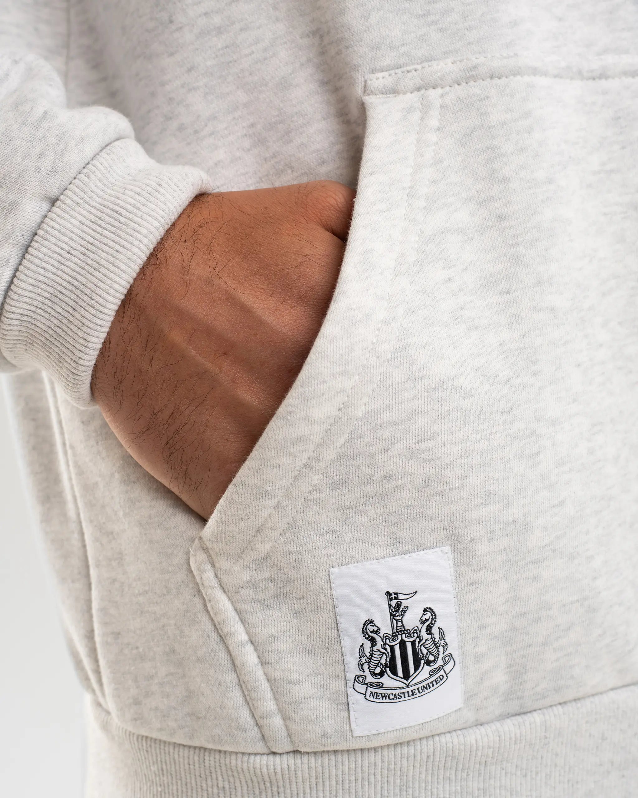 Newcastle United Adults NUFC Glacier Grey Hoodie