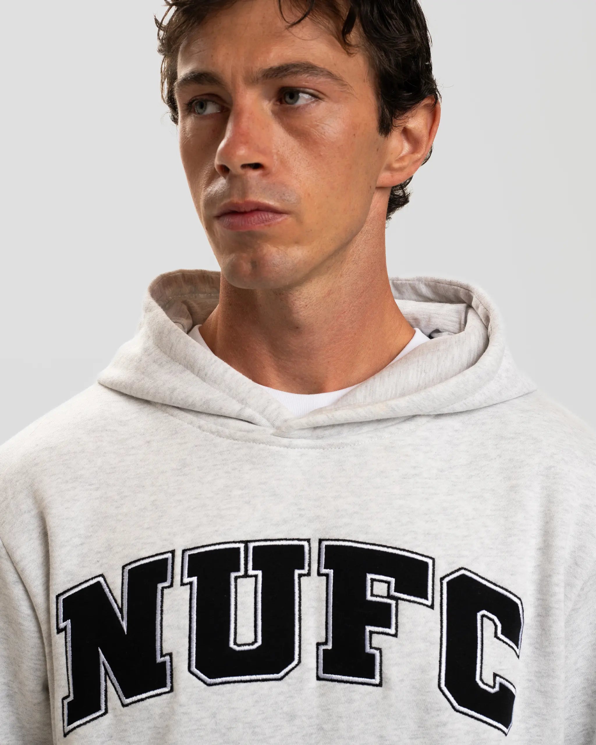 Newcastle United Adults NUFC Glacier Grey Hoodie