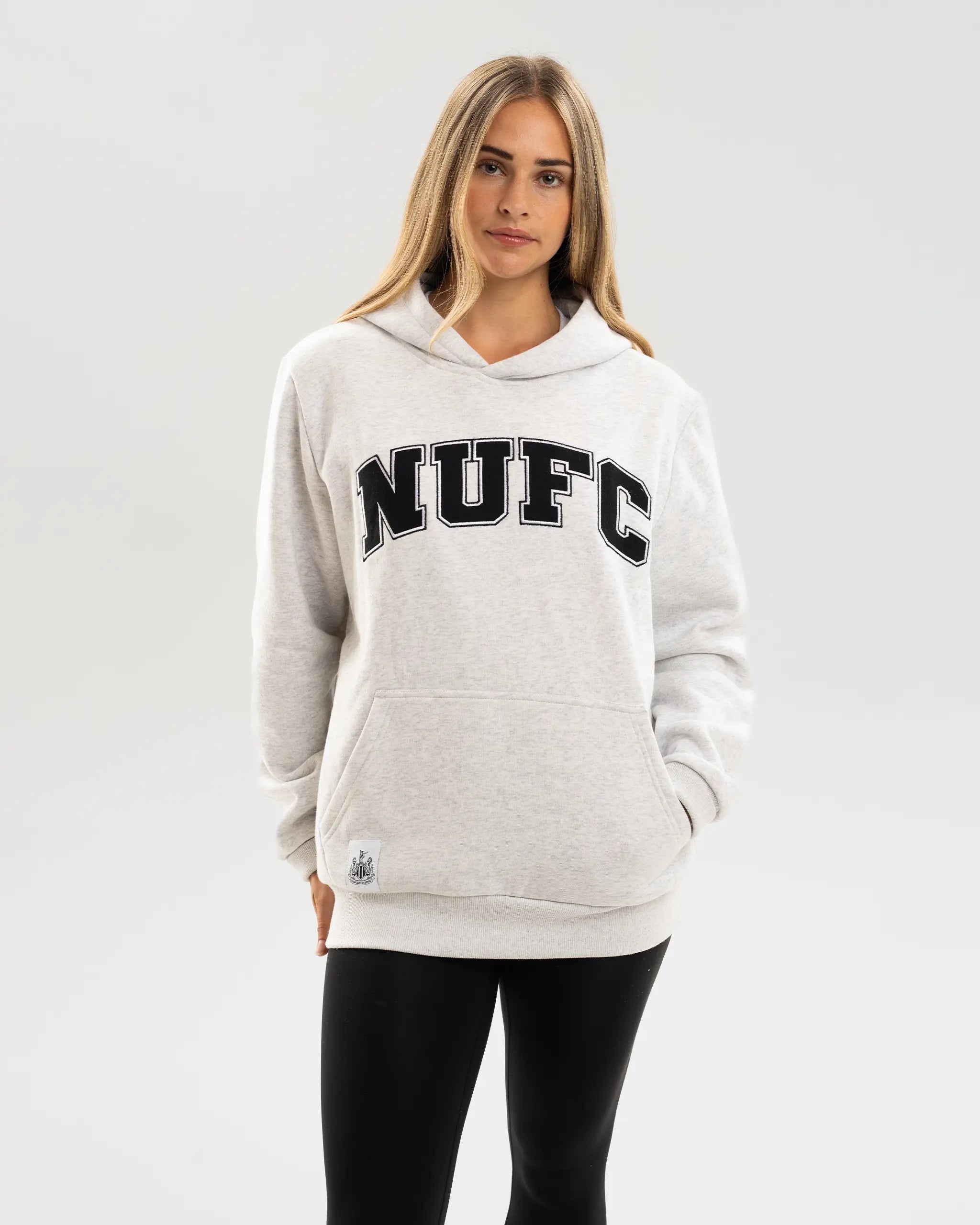 Newcastle United Adults NUFC Glacier Grey Hoodie