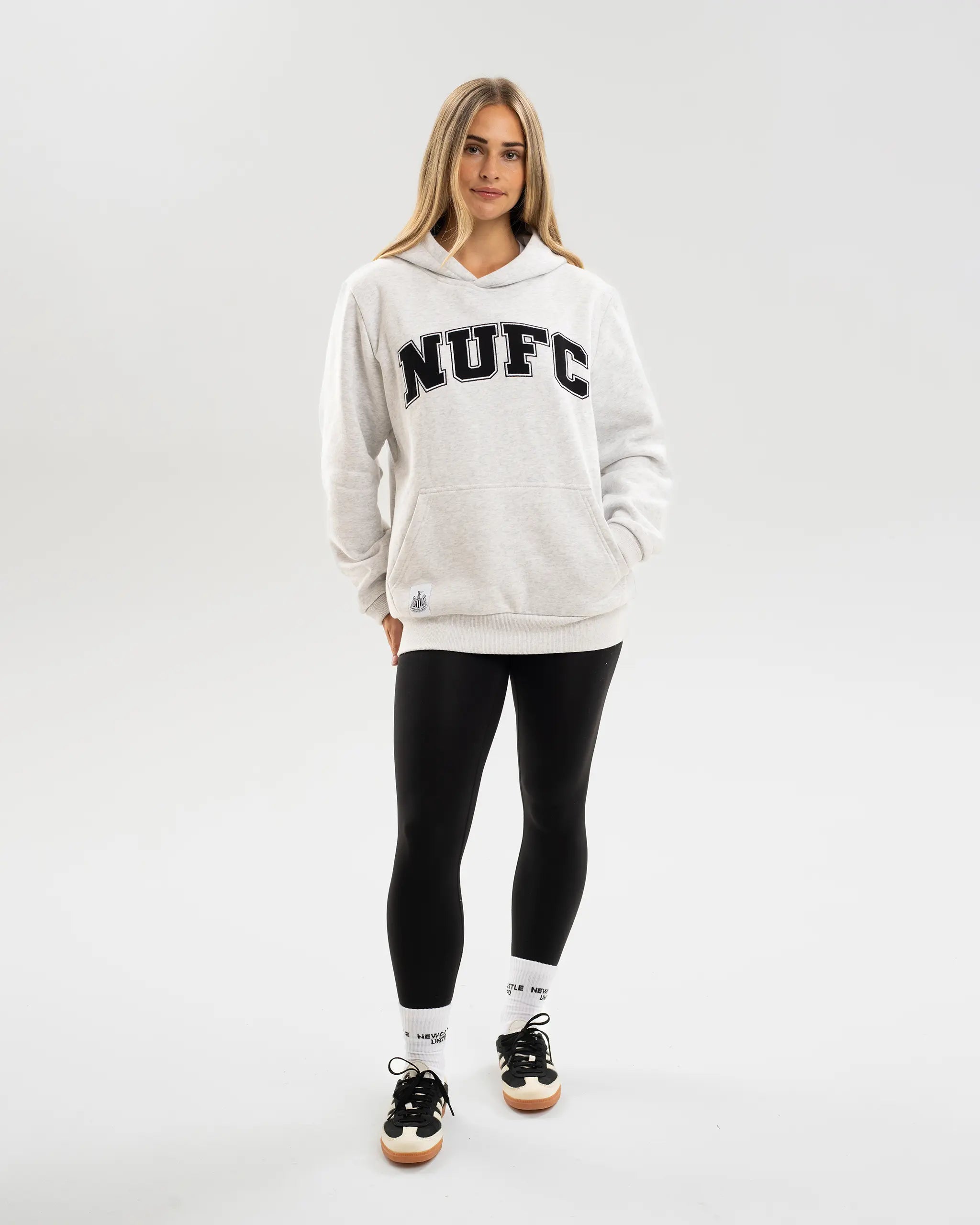 Newcastle United Adults NUFC Glacier Grey Hoodie
