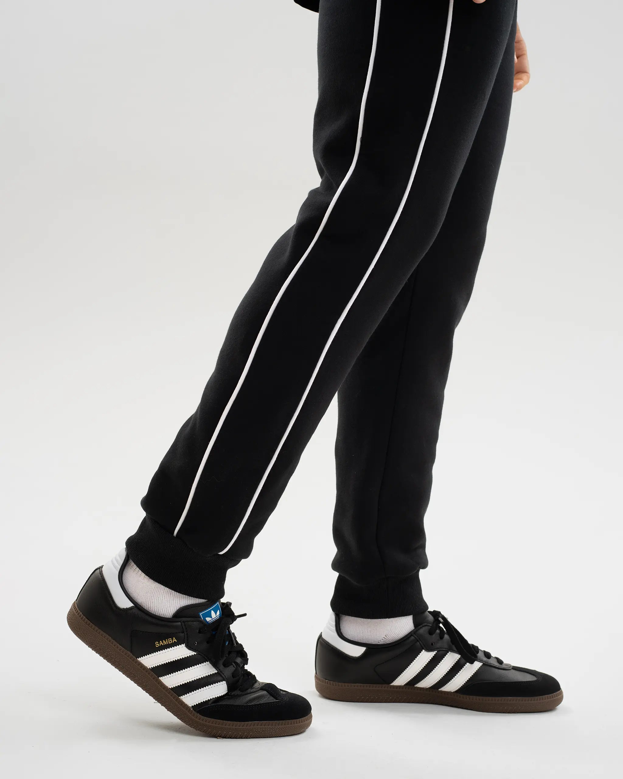 Newcastle United Men's Black Colour Block Joggers