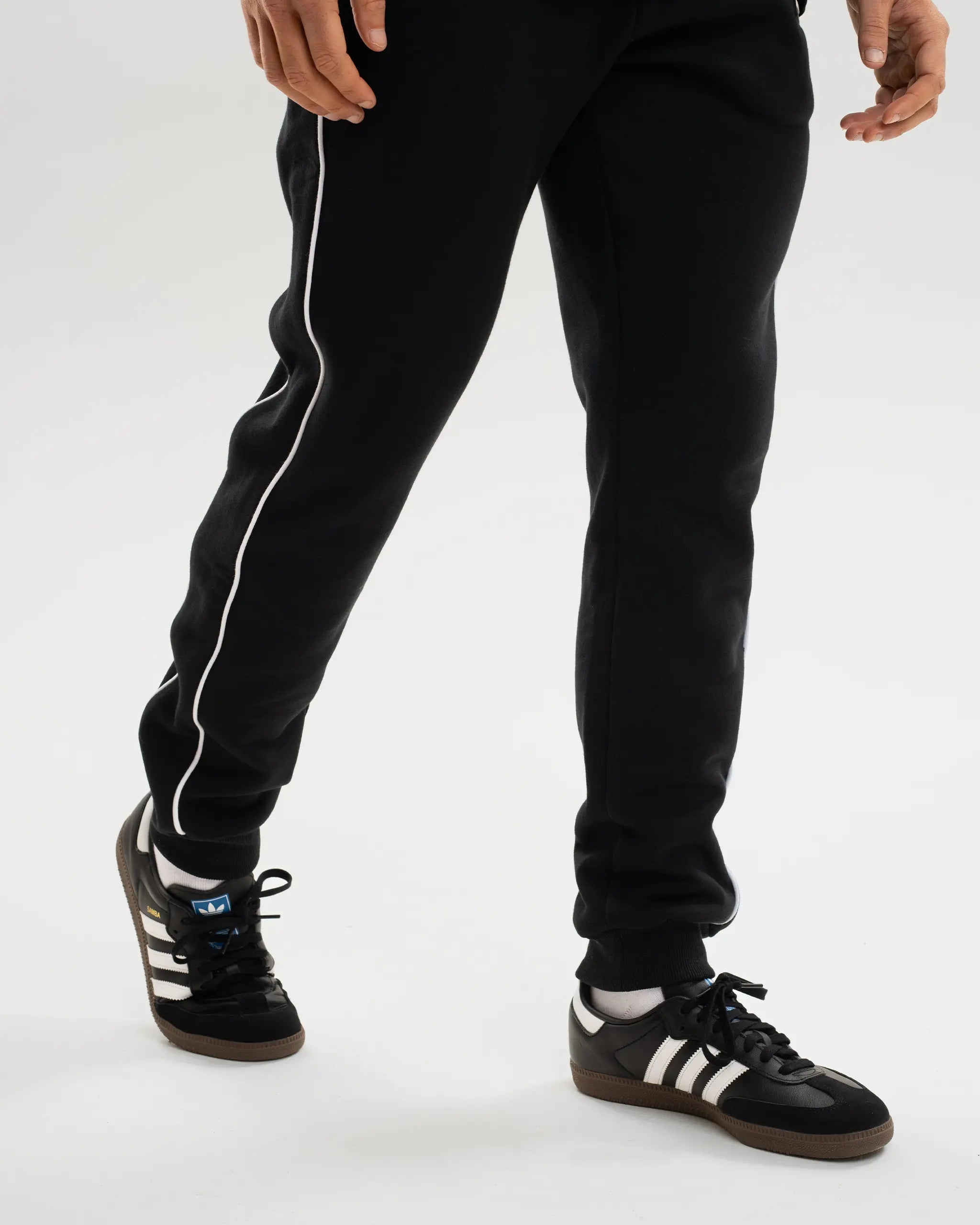 Newcastle United Men's Black Colour Block Joggers