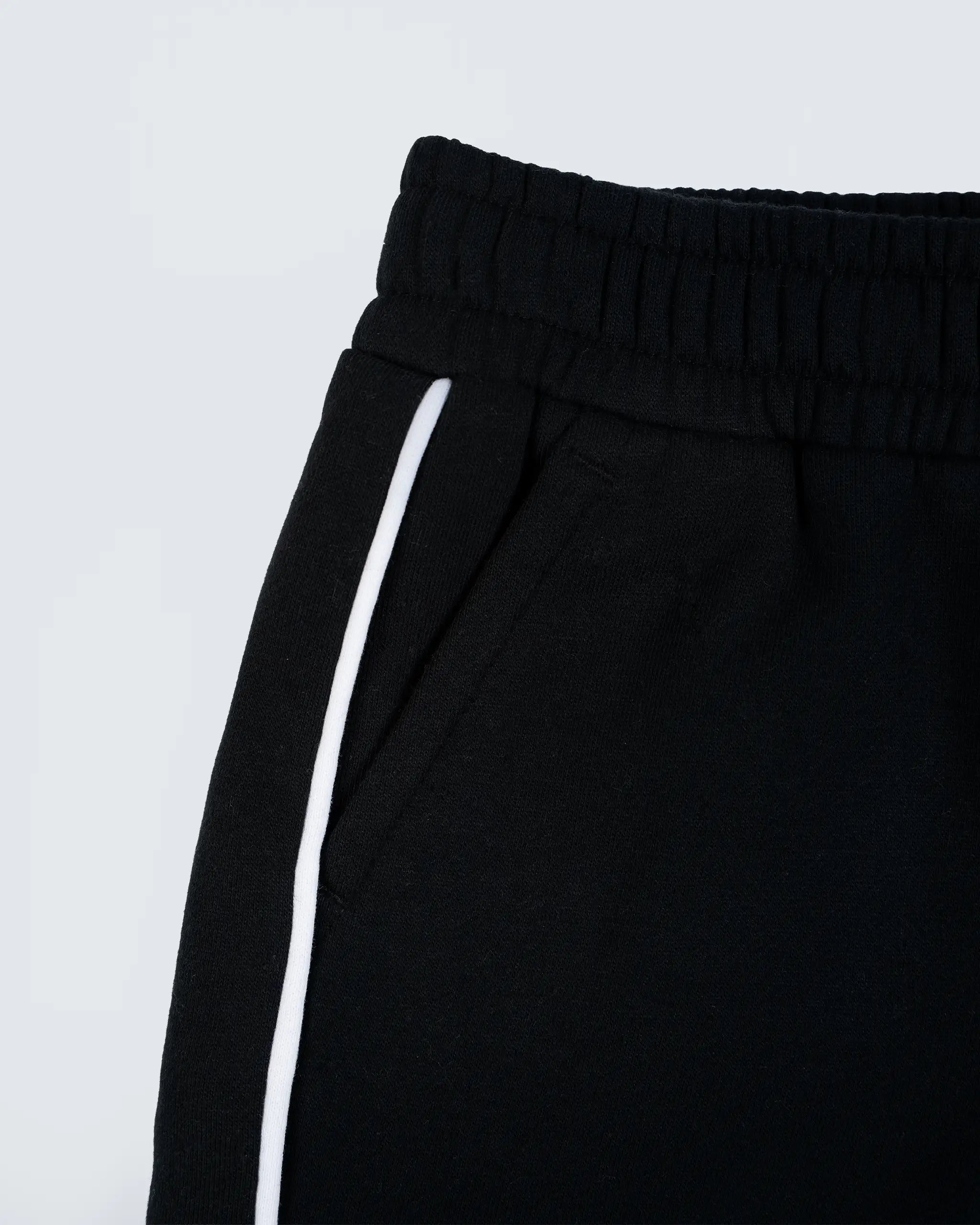 Newcastle United Kids' Black Colour Block Joggers