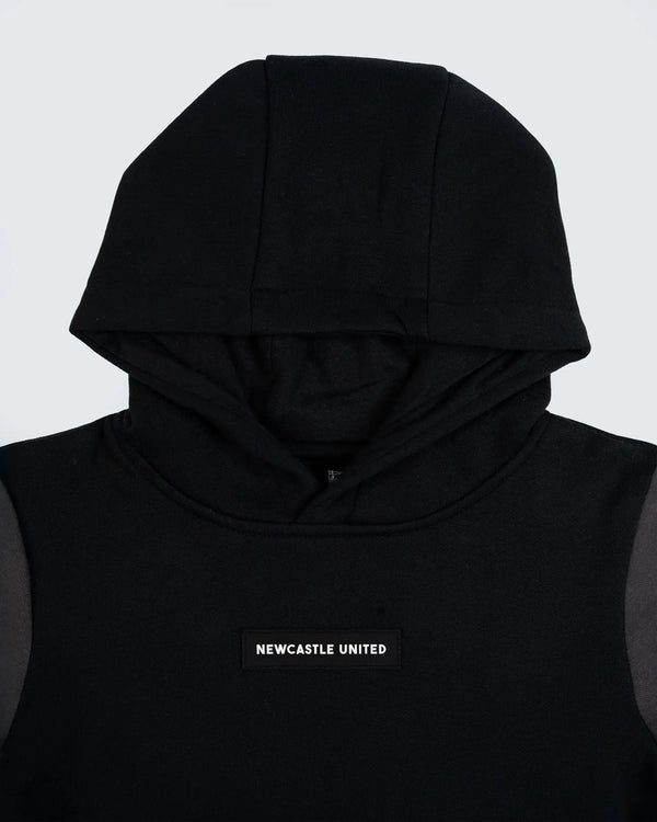 Newcastle United Kids' Black Colour Block Hoodie