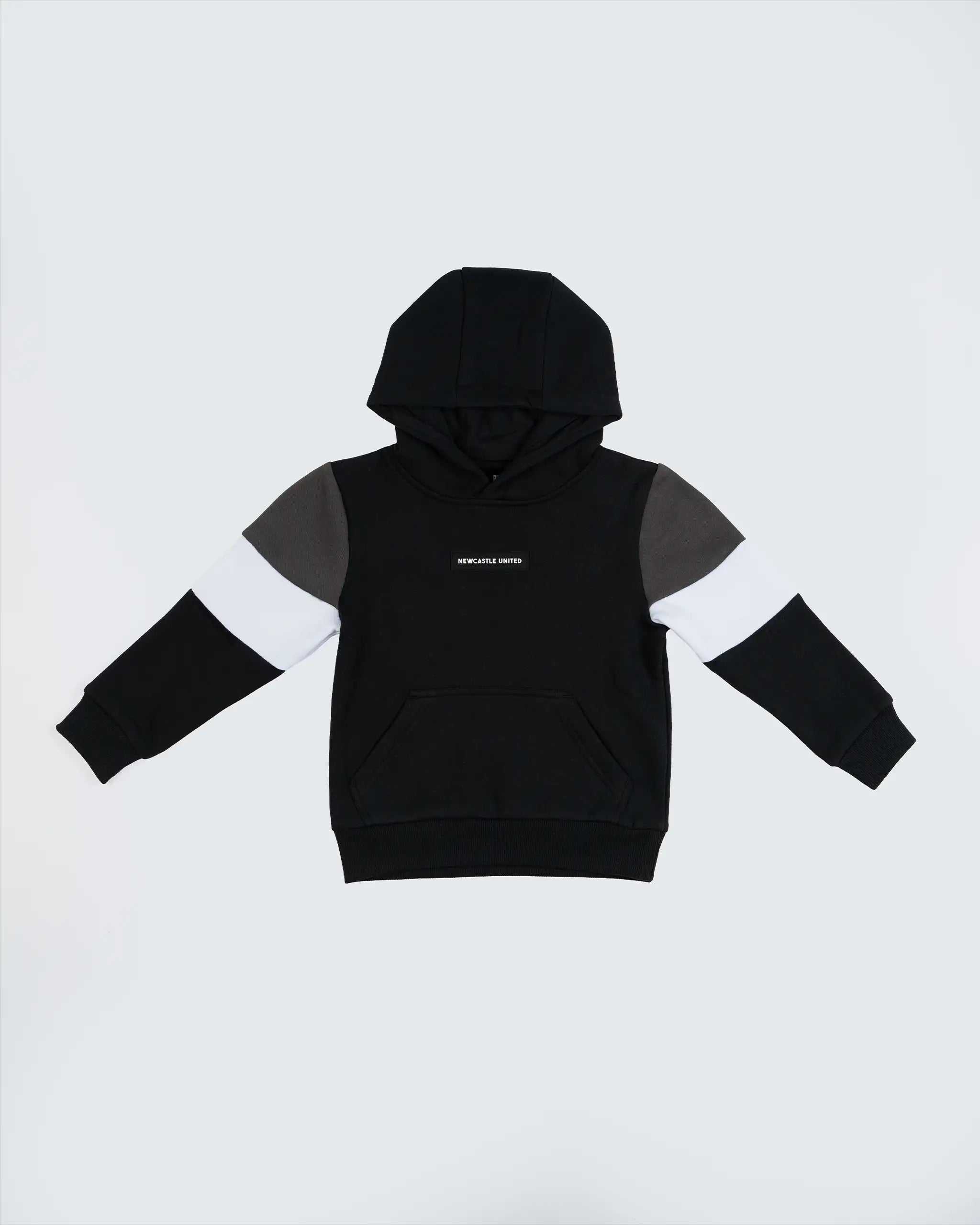 Newcastle United Kids' Black Colour Block Hoodie