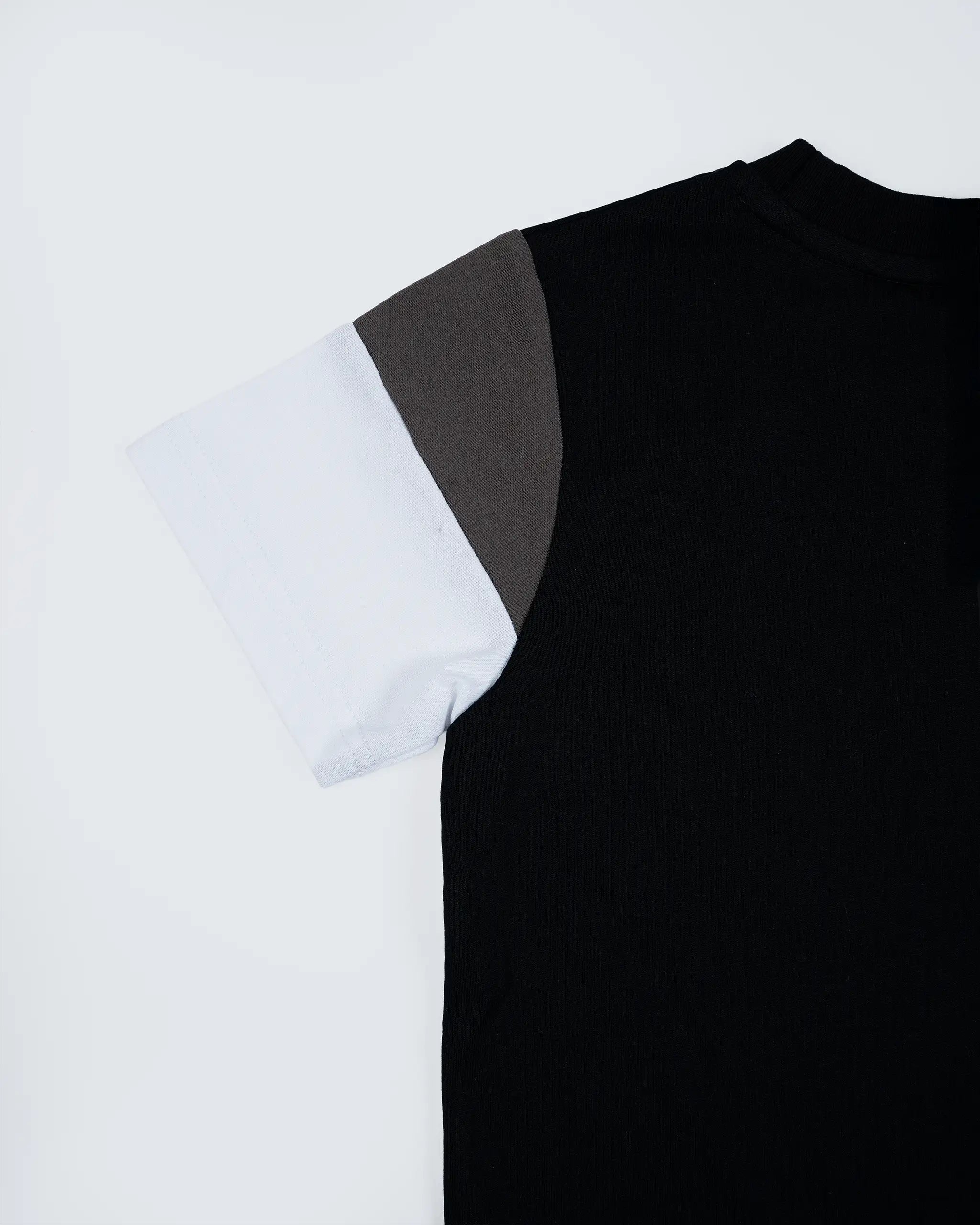 Newcastle United Kids' Black Colour Block T-Shirt