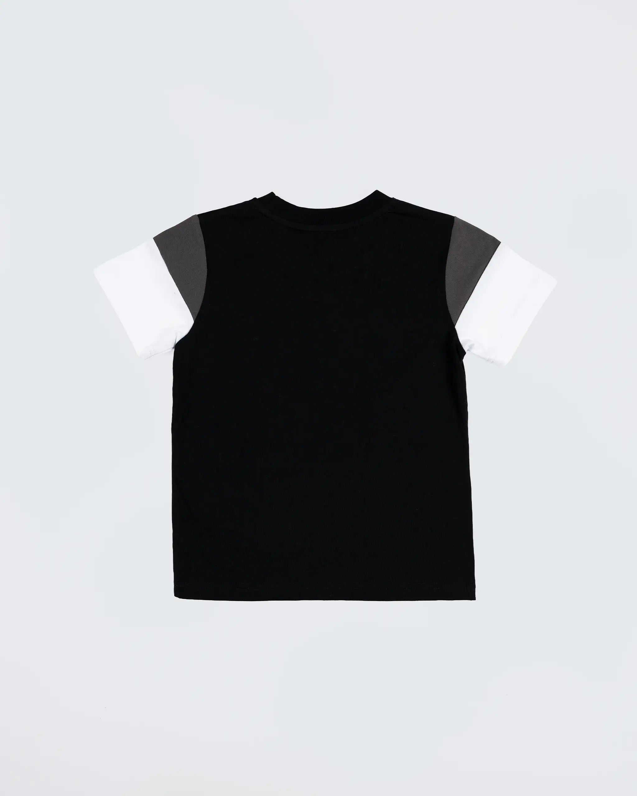Newcastle United Kids' Black Colour Block T-Shirt