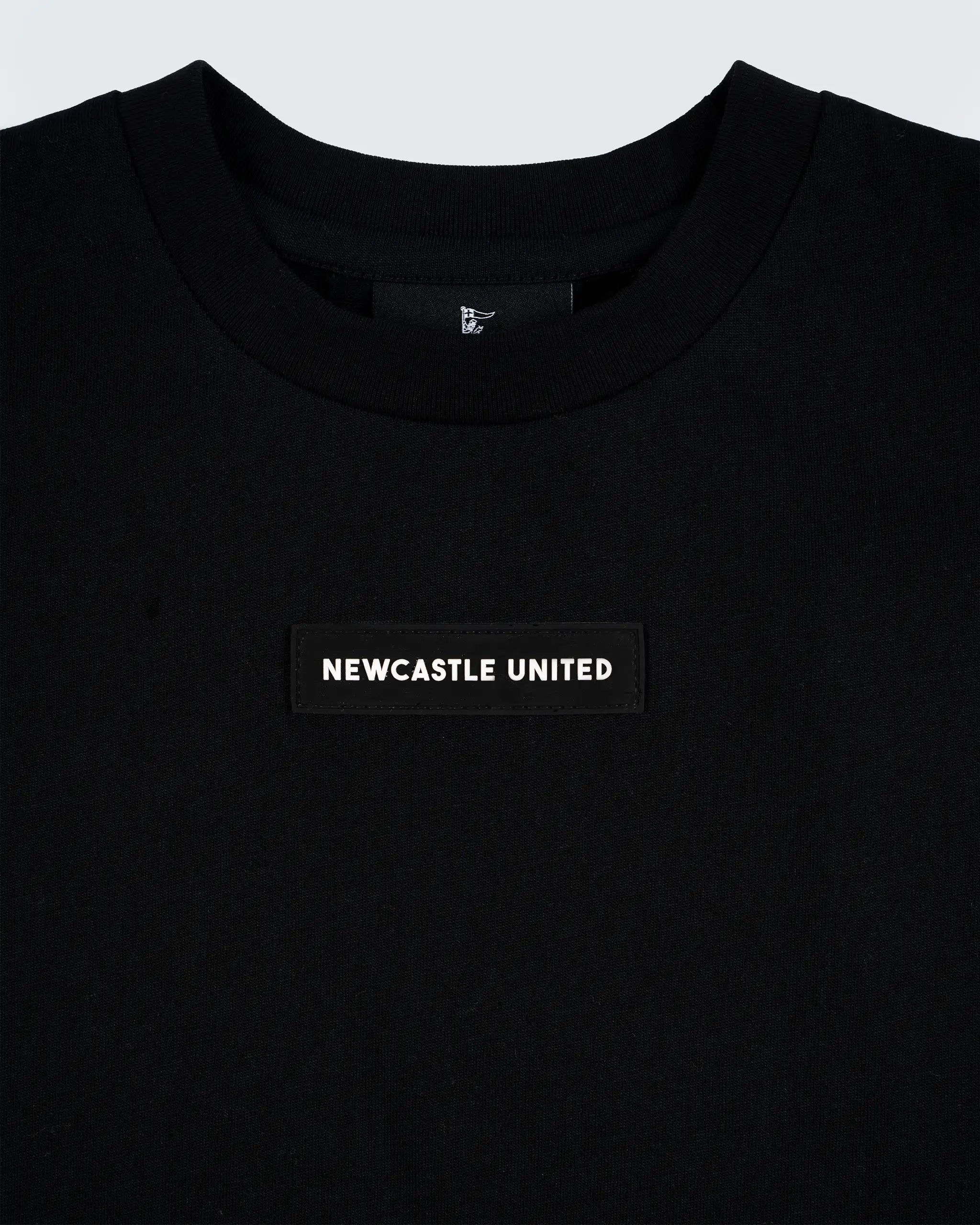 Newcastle United Kids' Black Colour Block T-Shirt