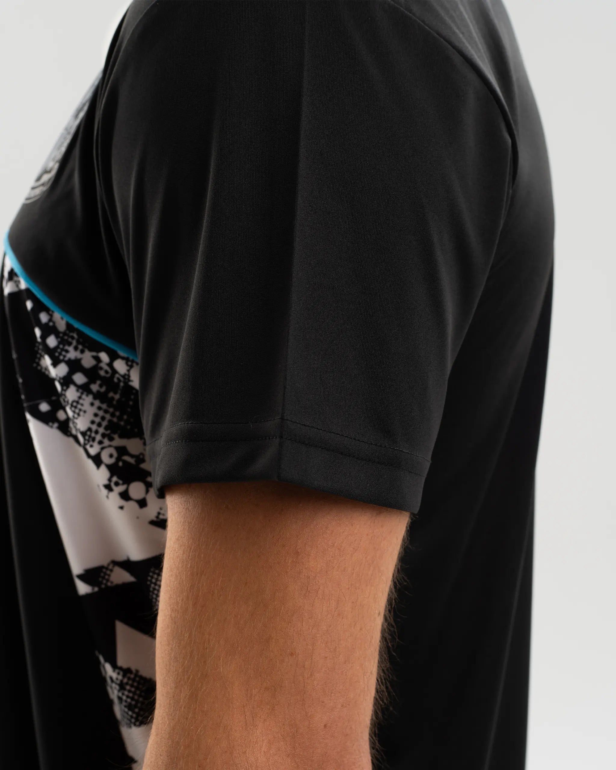 Newcastle United Men's Black Panel Camo T-Shirt