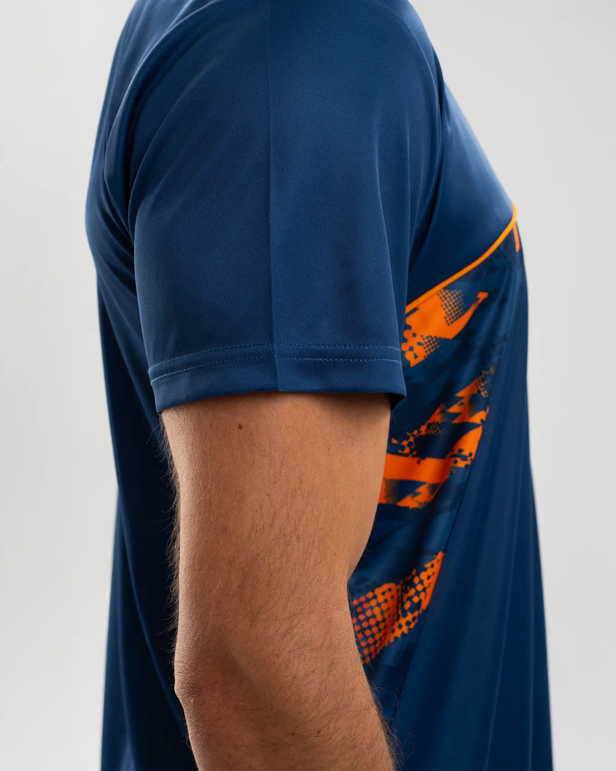 Newcastle United Men's Navy & Orange Panel T-Shirt