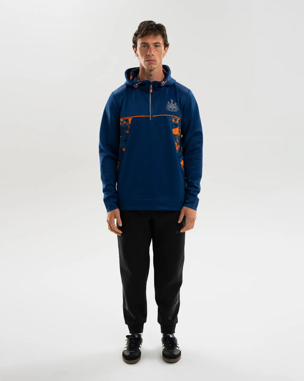 Newcastle United Men's Navy & Orange Panel Hoodie