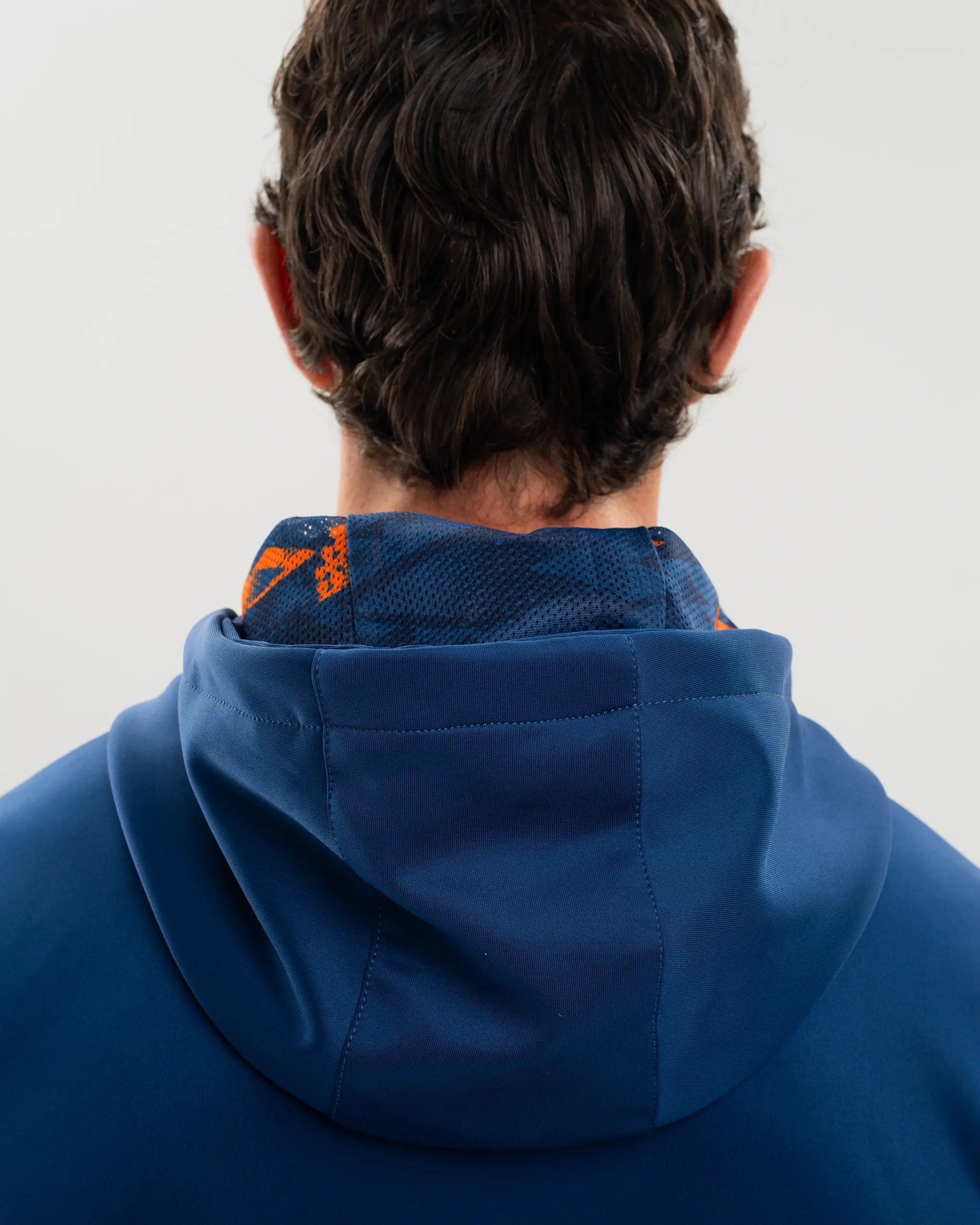 Newcastle United Men's Navy & Orange Panel Hoodie